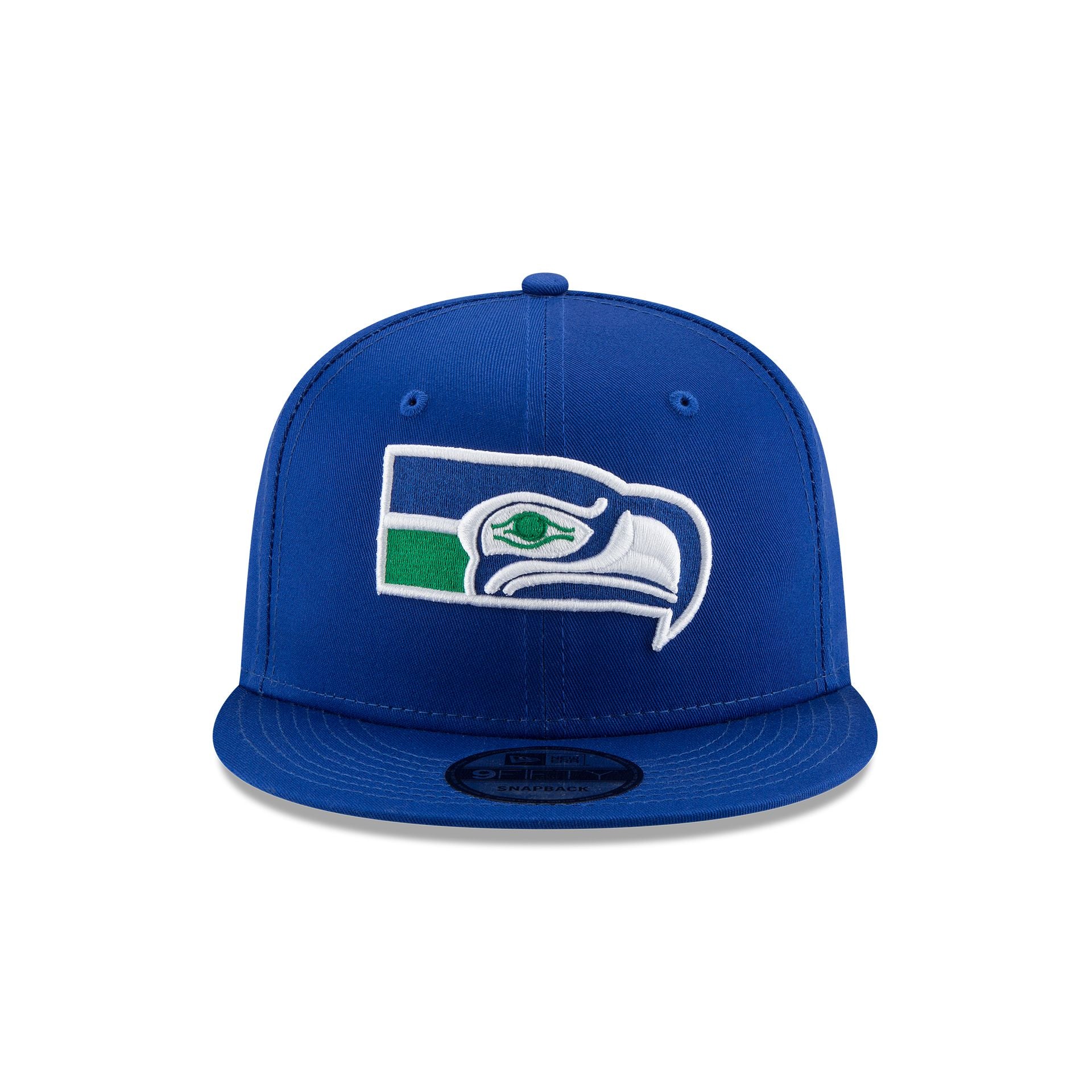 Seattle Seahawks Basic Blue 9FIFTY Snapback Hat - Image 2