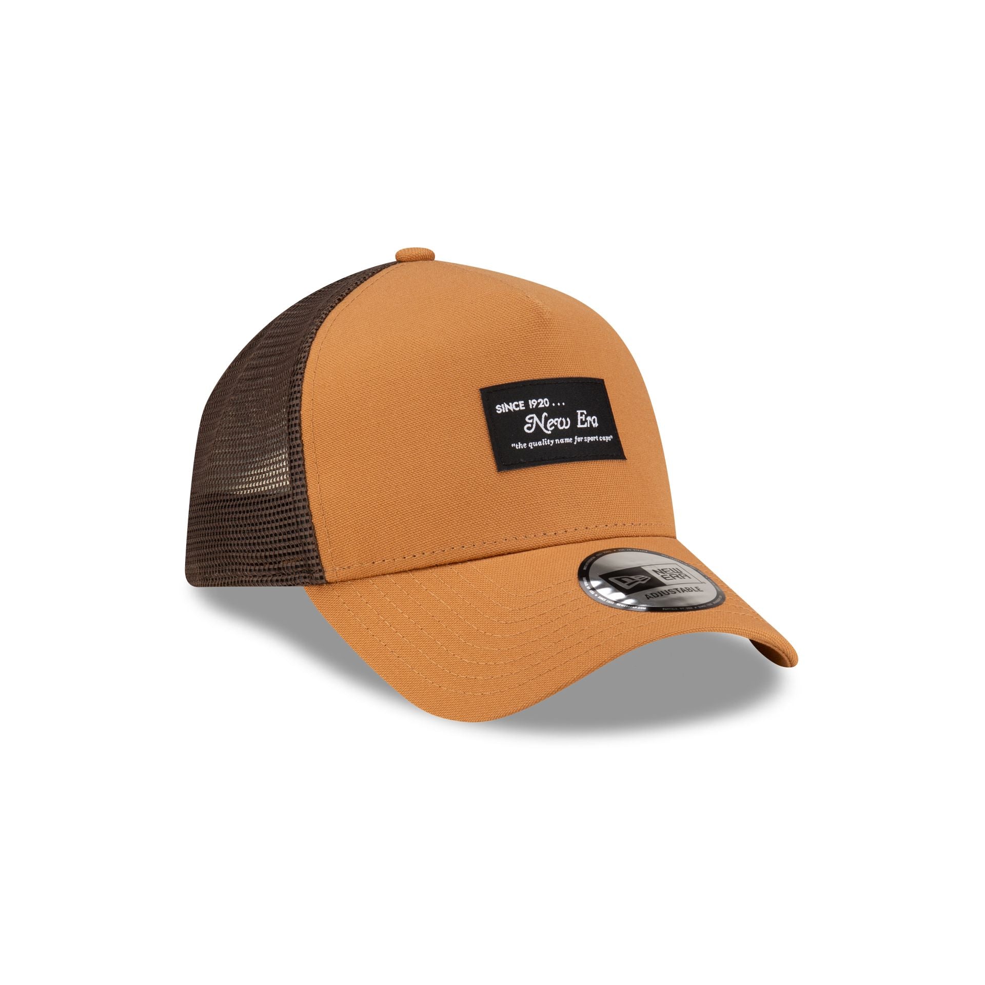 New Era Cap Brown Duck Canvas 9FORTY A-Frame Trucker - Image 3