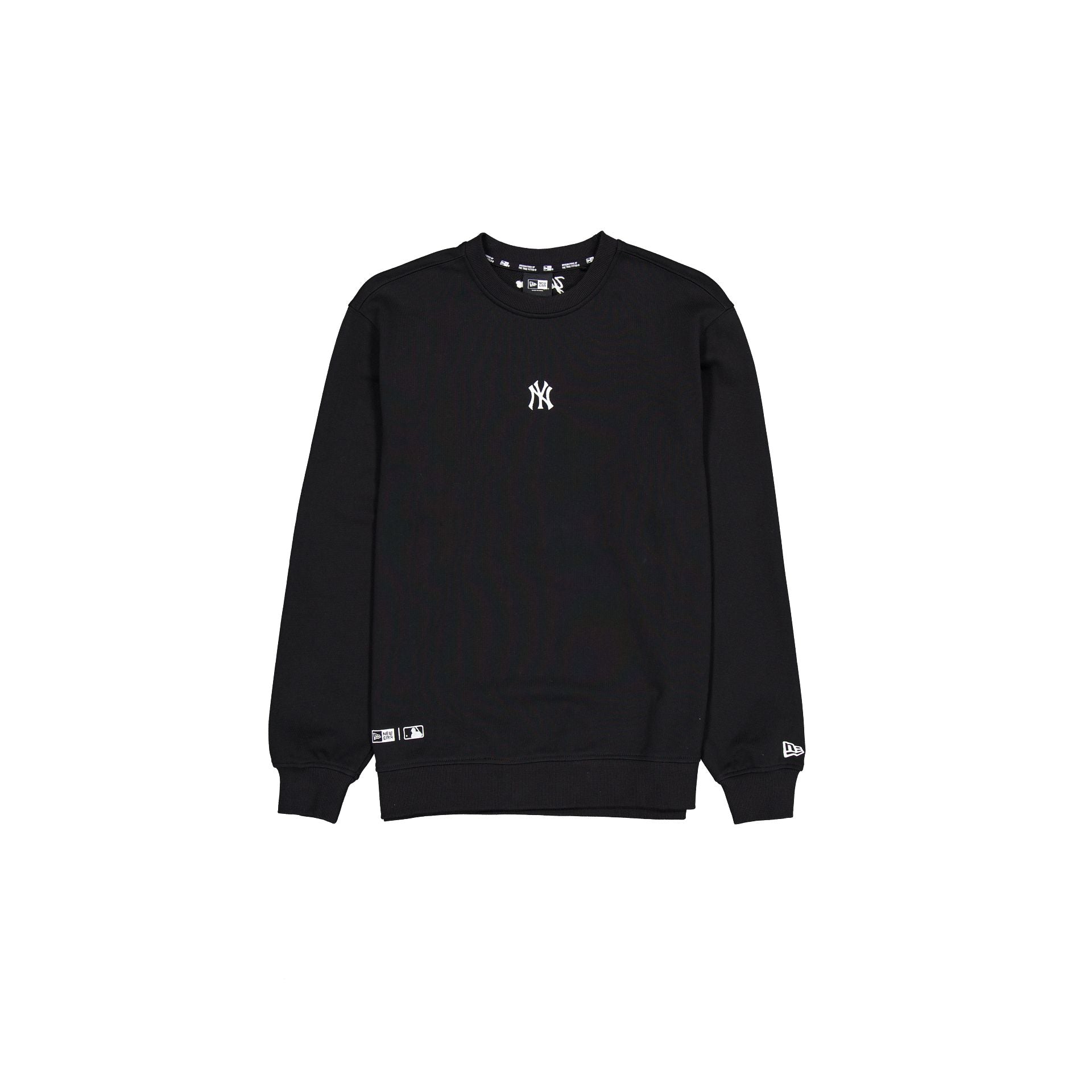 New York Yankees Point Logo Black Crewneck