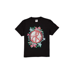 Pericos de Puebla Black Floral T-Shirt