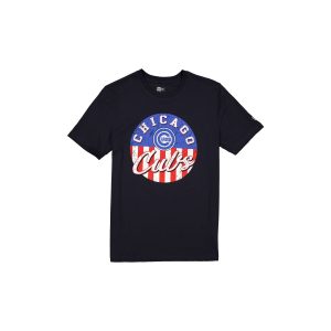 Chicago Cubs Independence Day 2025 Navy T-Shirt