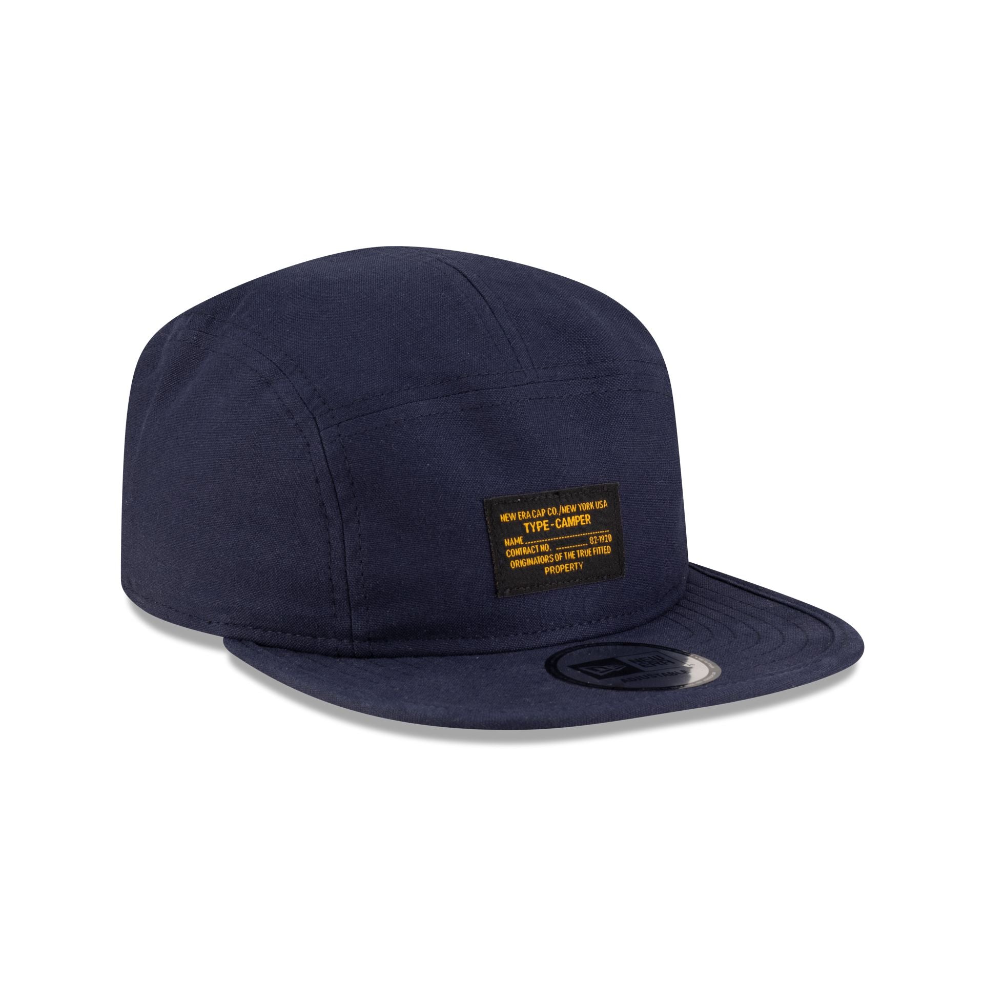 New Era Cap Navy Label Camper Strapback Hat - Image 3
