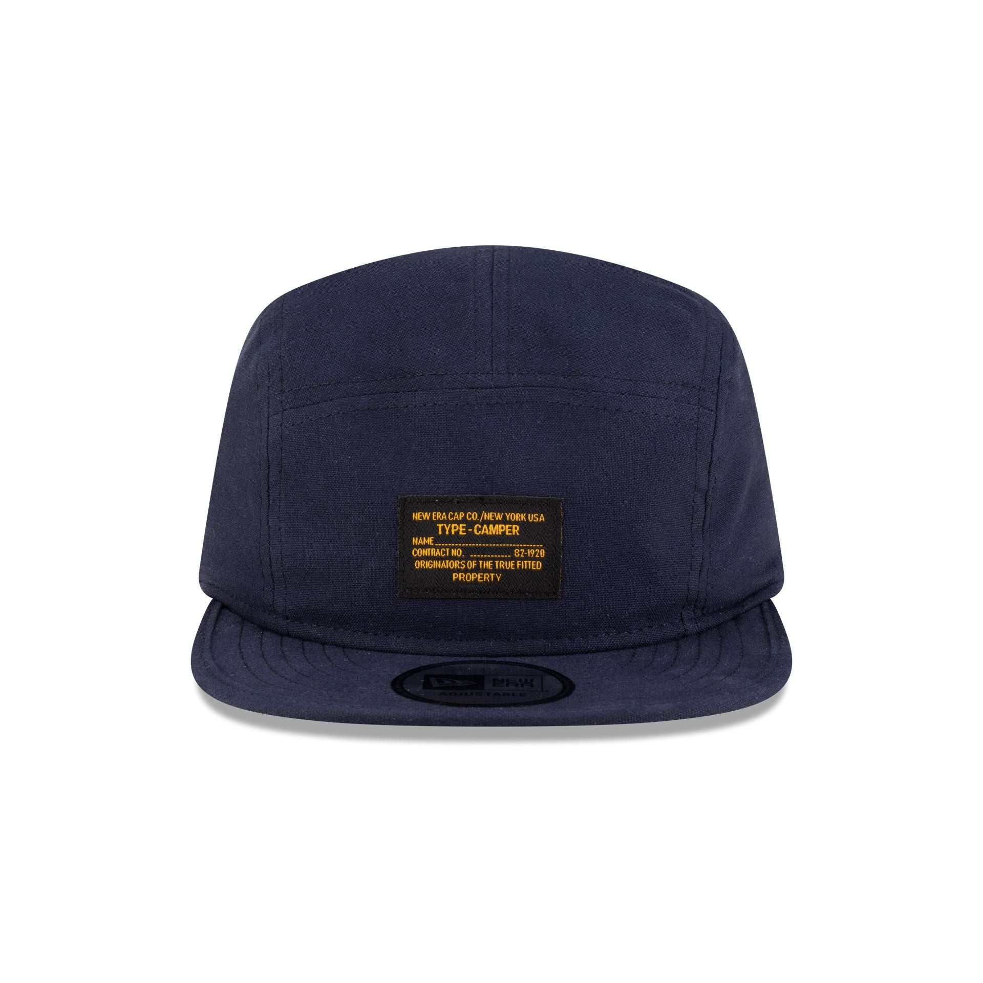 New Era Cap Navy Label Camper Strapback Hat - Image 2