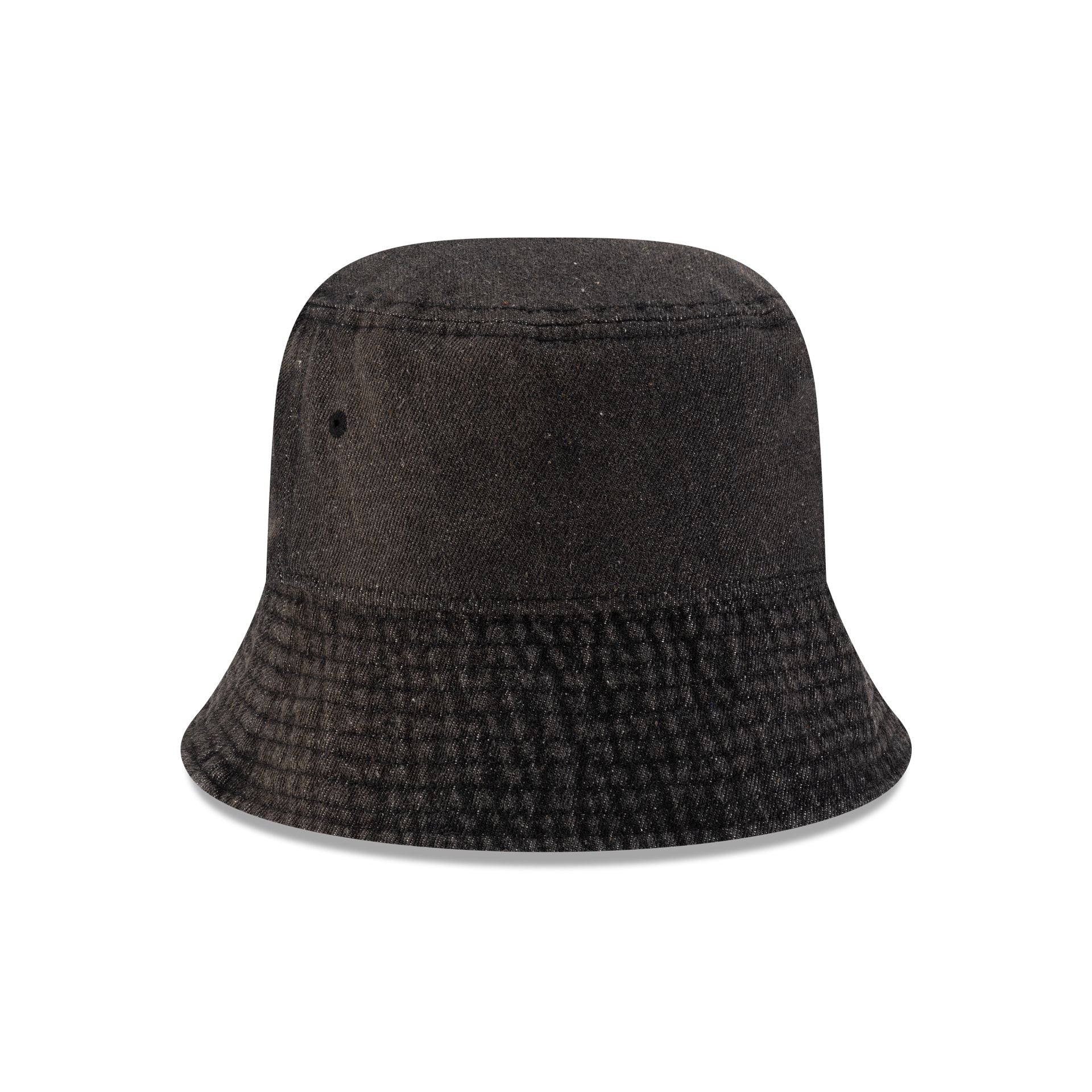 New Era Cap Black Denim Bucket Hat - Image 3