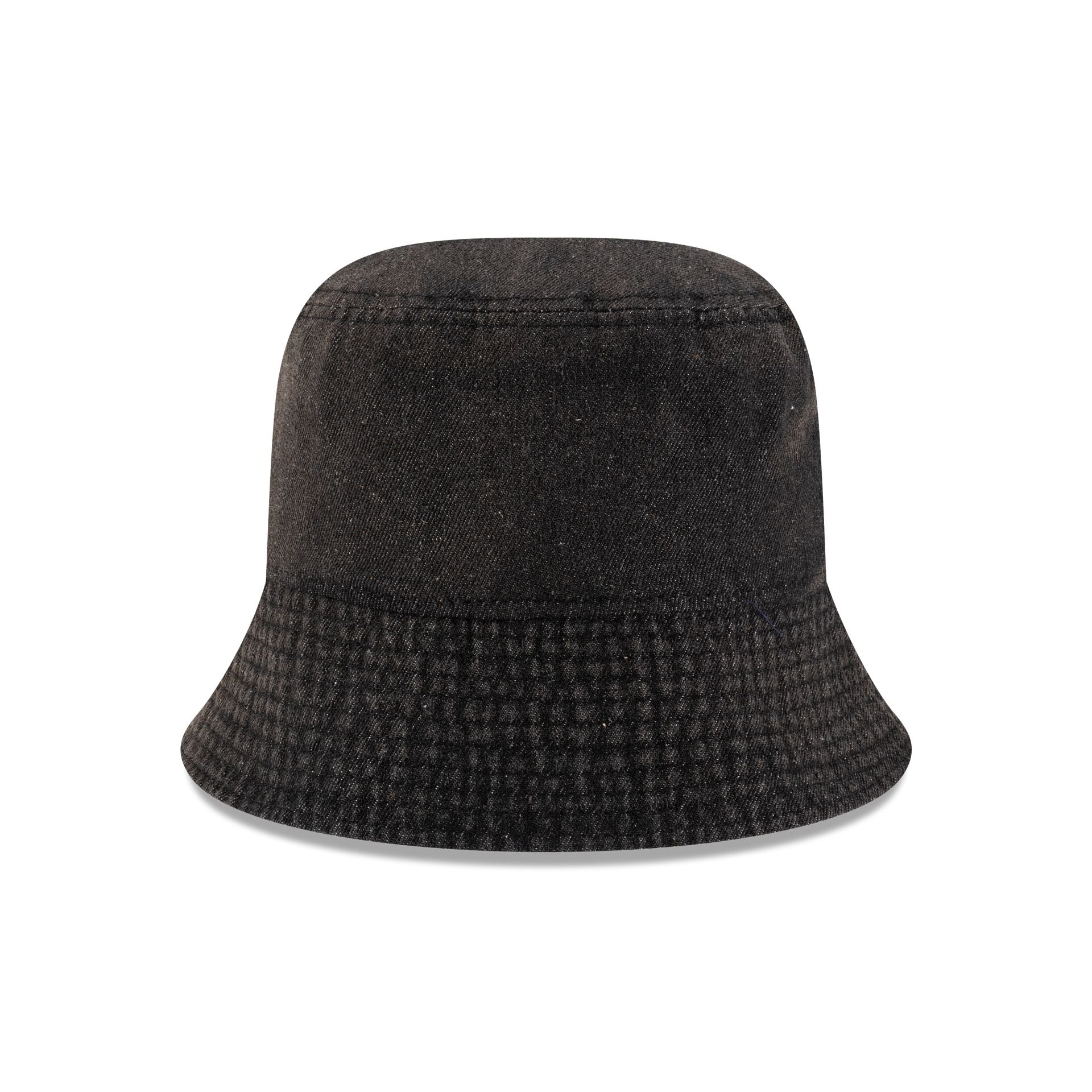 New Era Cap Black Denim Bucket Hat - Image 6