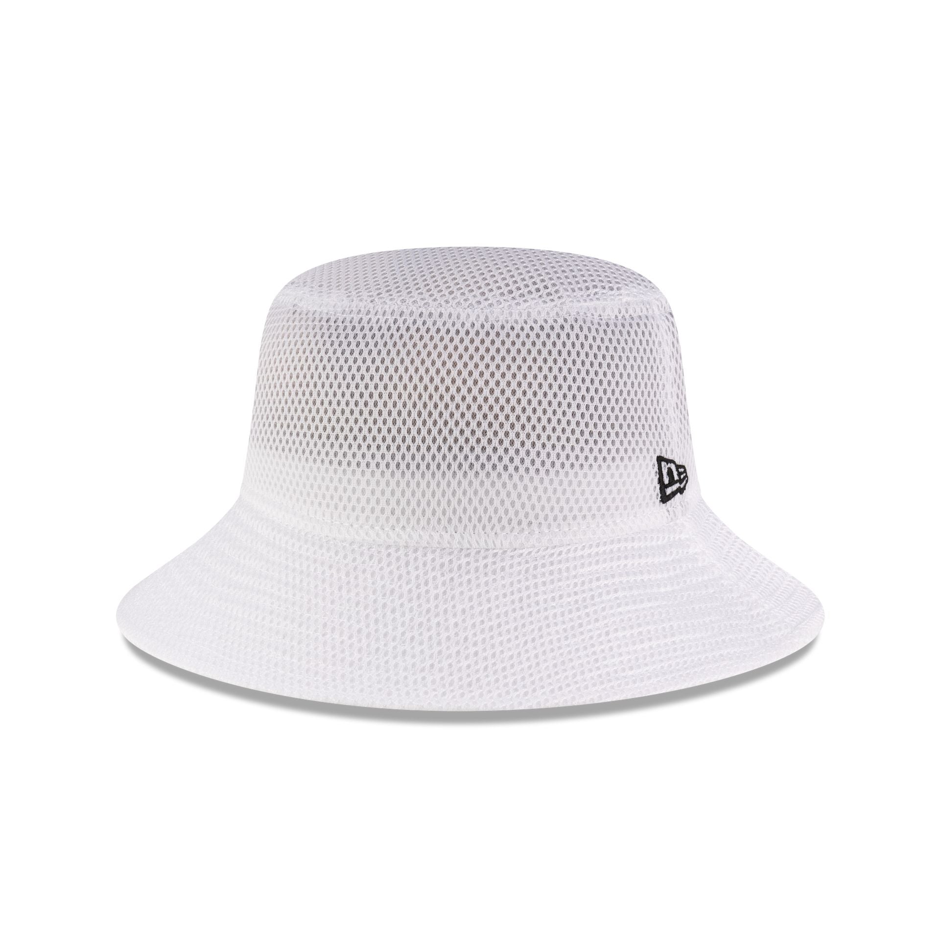New Era Cap Air Mesh White Bucket Hat