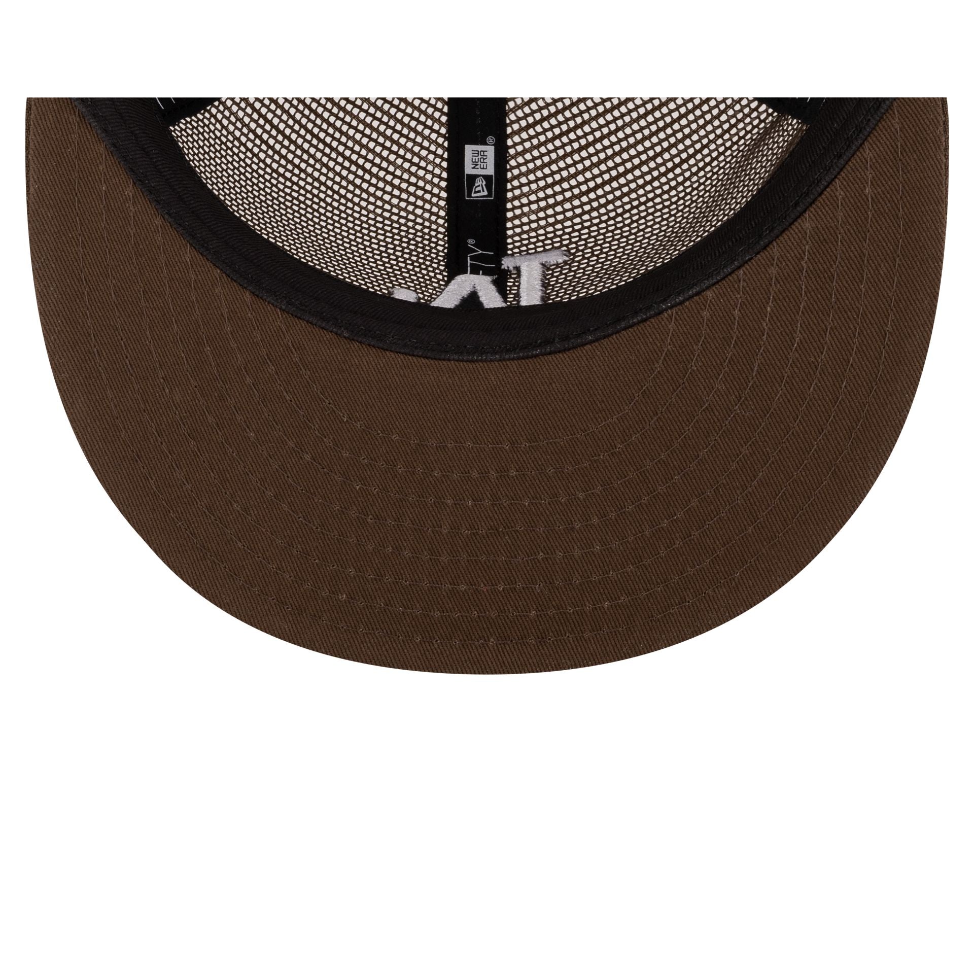 Los Angeles Dodgers Chocolate Mesh 9FIFTY Snapback Hat - Image 7