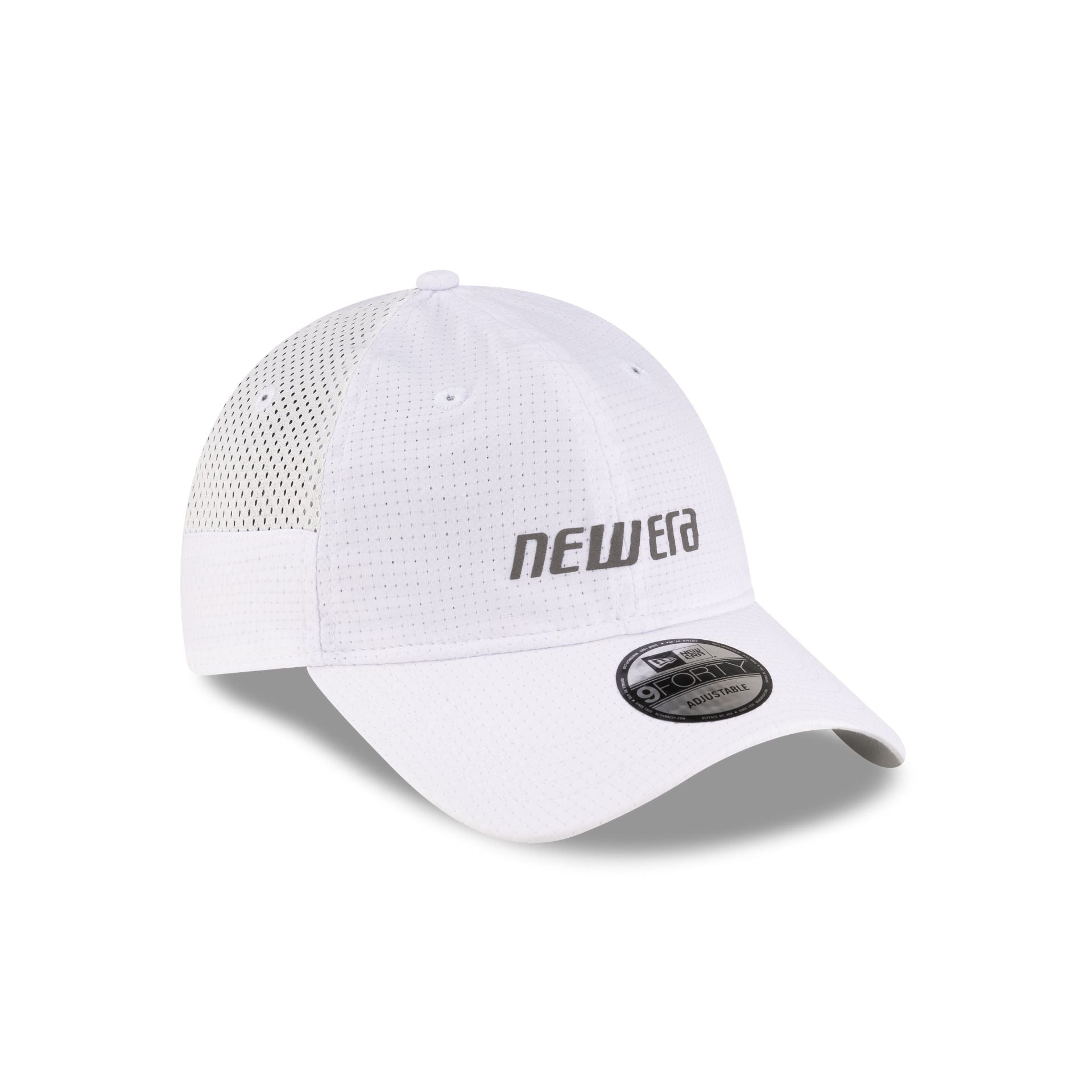 New Era Cap Dual Mesh White 9FORTY Strapback Hat - Image 3