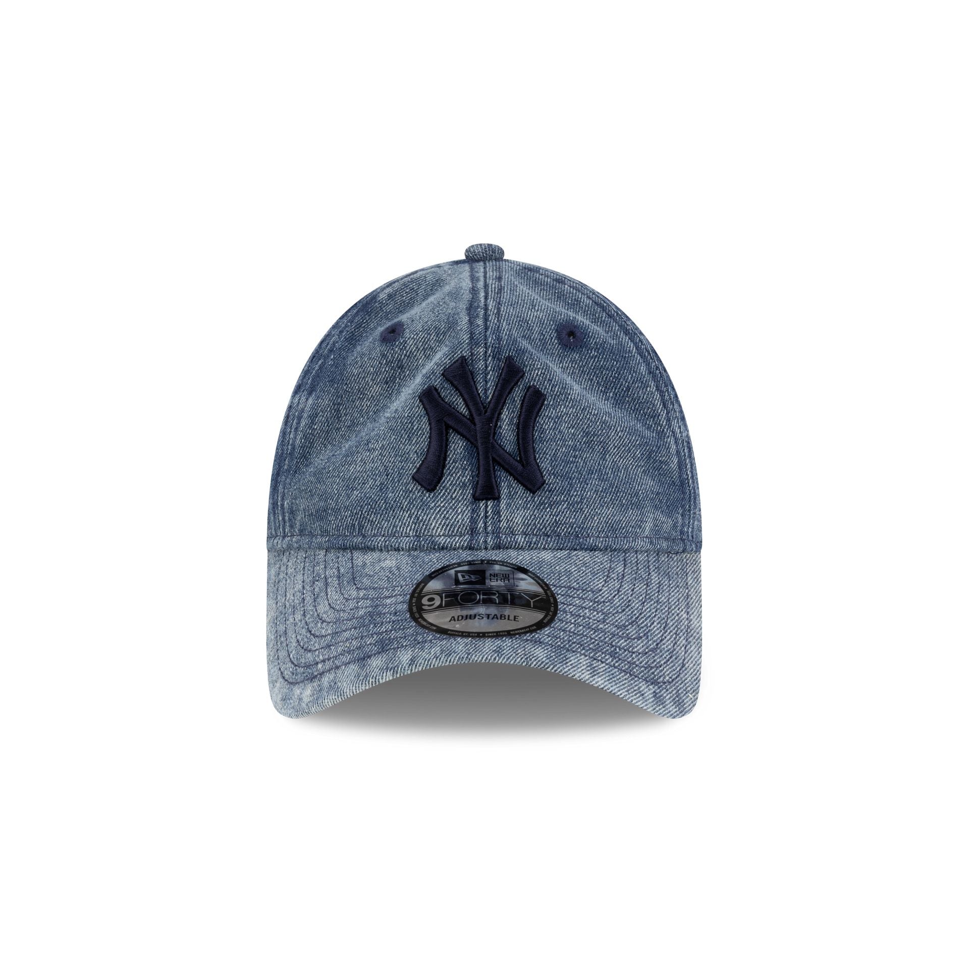 New York Yankees Blue Denim 9FORTY Adjustable Hat - Image 2