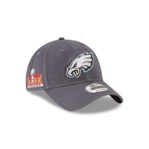 Philadelphia Eagles Super Bowl LIX Participation Side Patch 9TWENTY Adjustable Hat