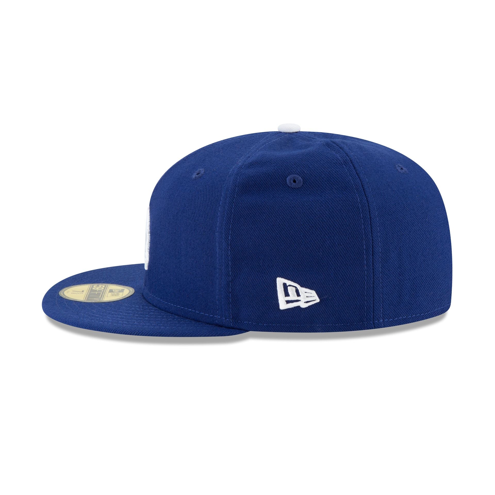 Los Angeles Dodgers Triple Player Side Patch 59FIFTY Fitted Hat - Image 5
