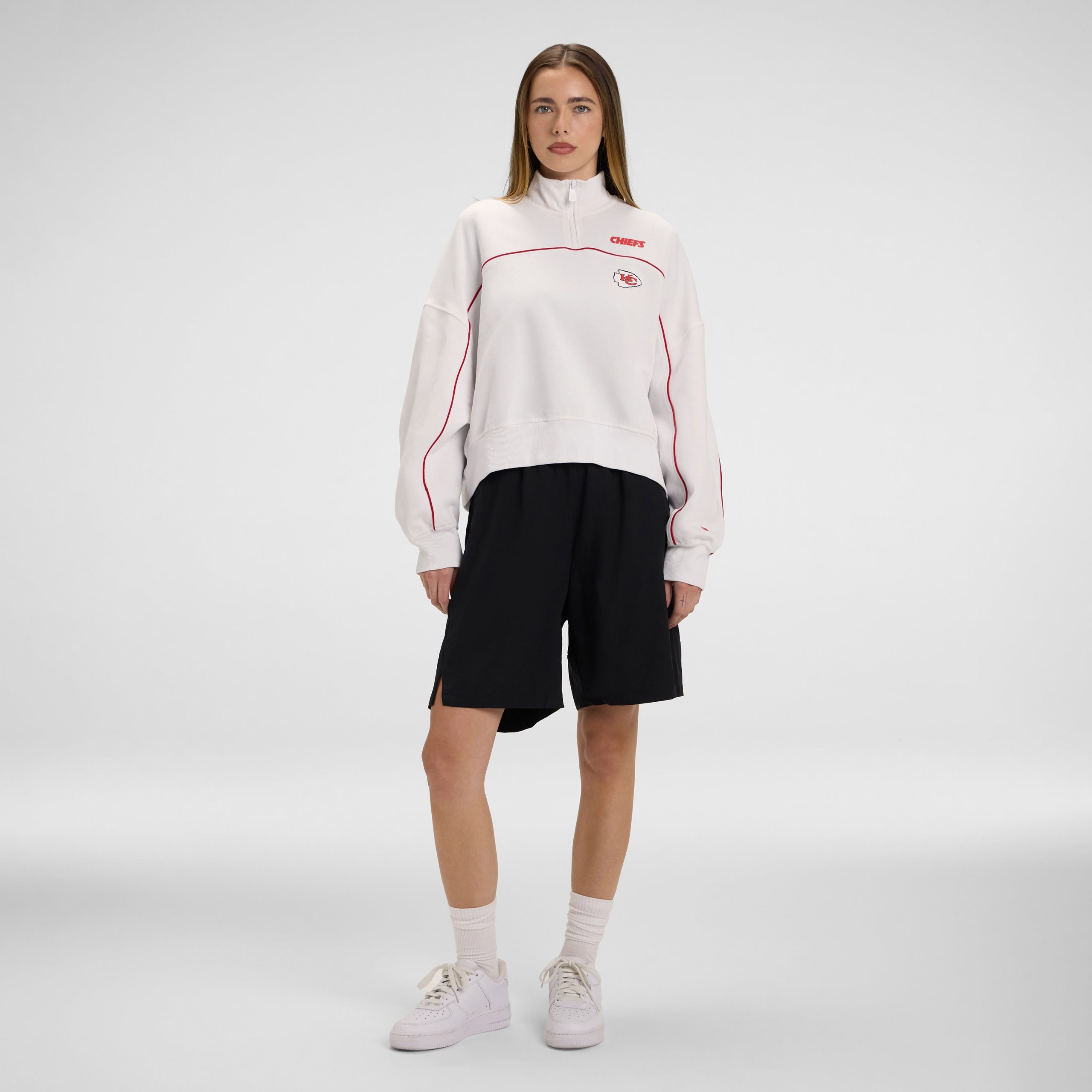 Buffalo Bills 2025 Functional Fandom Women's Quarter Zip - Image 5