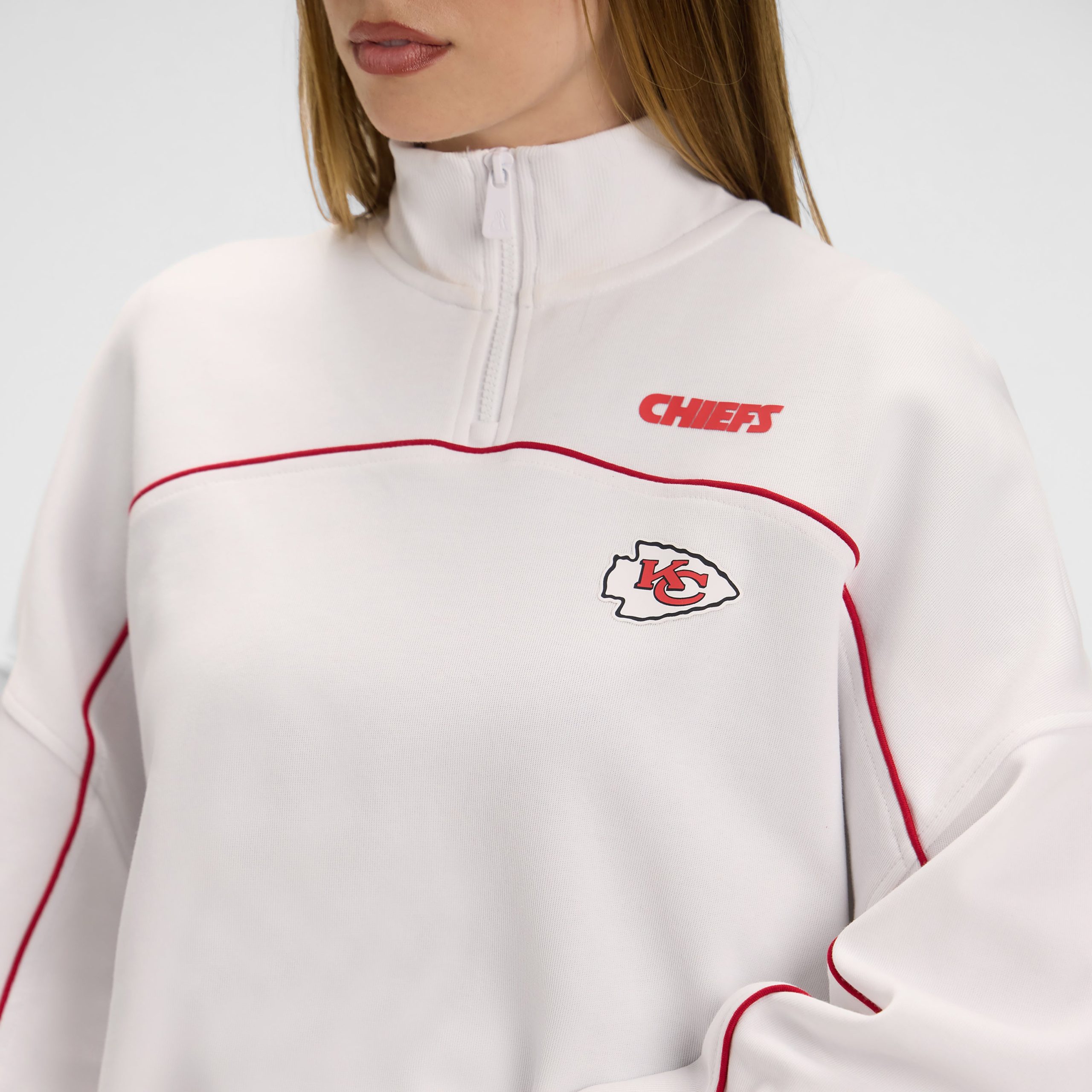 Buffalo Bills 2025 Functional Fandom Women's Quarter Zip - Image 2
