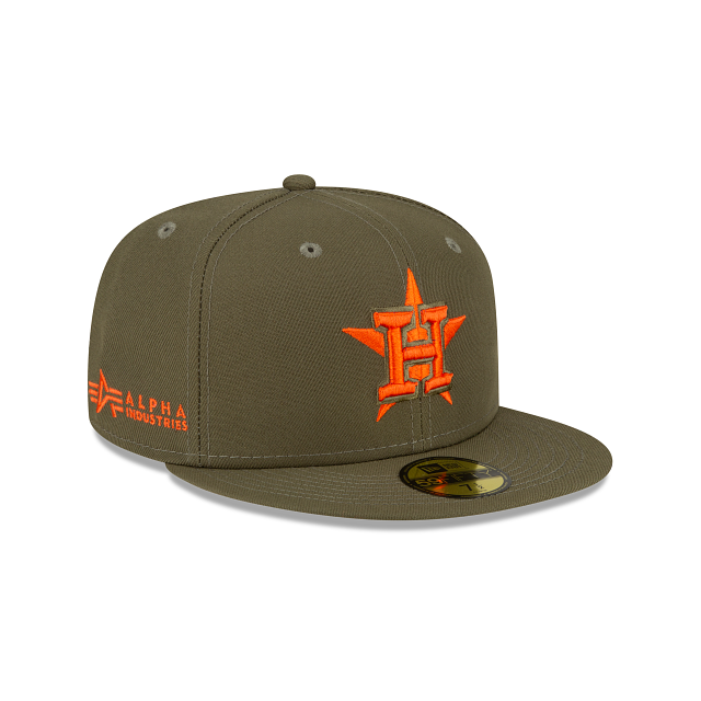 Alpha Industries X Houston Astros Green 59FIFTY Fitted Hat - Image 3