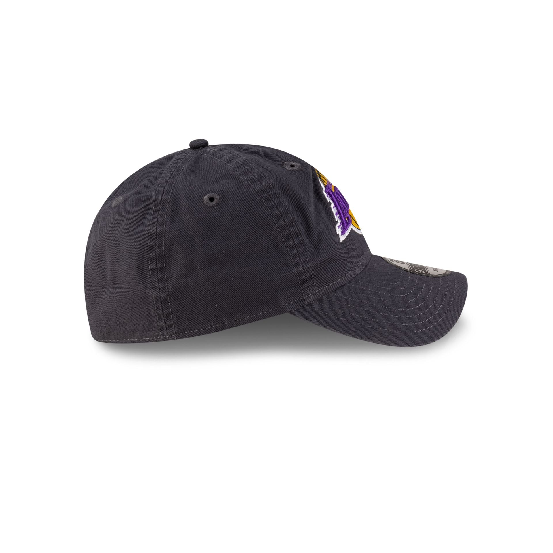 Los Angeles Lakers Core Classic Gray 9TWENTY Adjustable Hat - Image 5