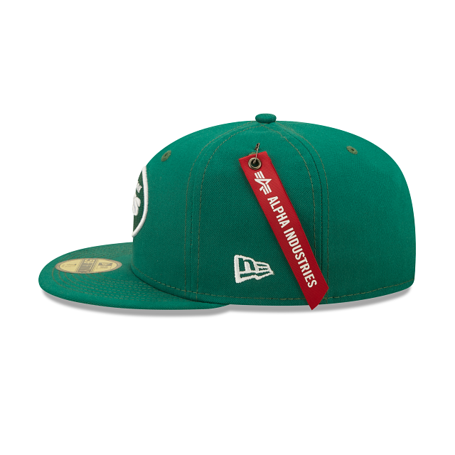 Alpha Industries X New York Jets 59FIFTY Fitted Hat - Image 4