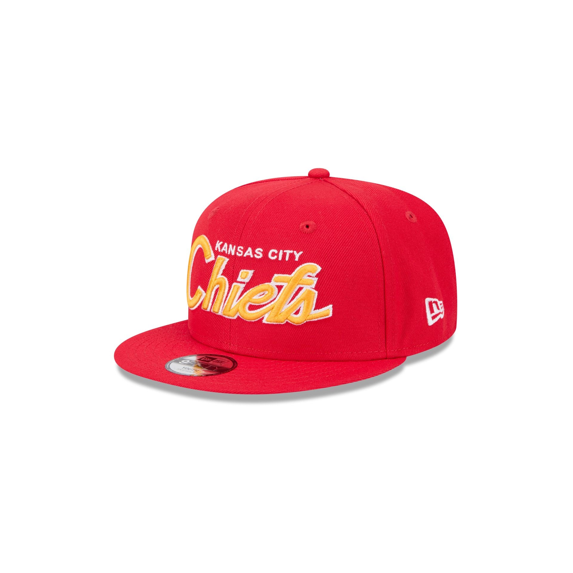 Kansas City Chiefs Script Kids 9FIFTY Snapback Hat - Image 3