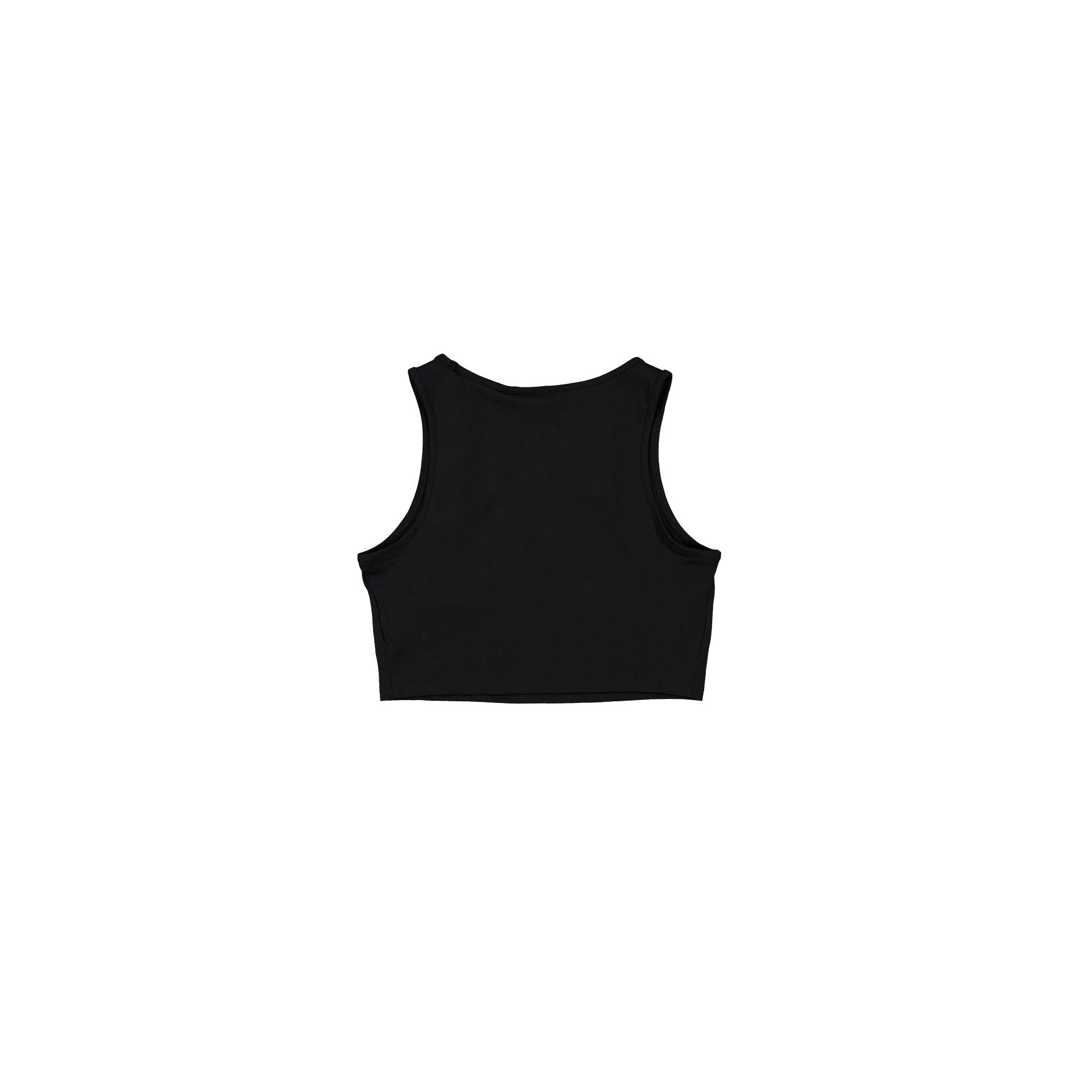 New York Yankees Women's Cropped Black Tank Top - Image 2