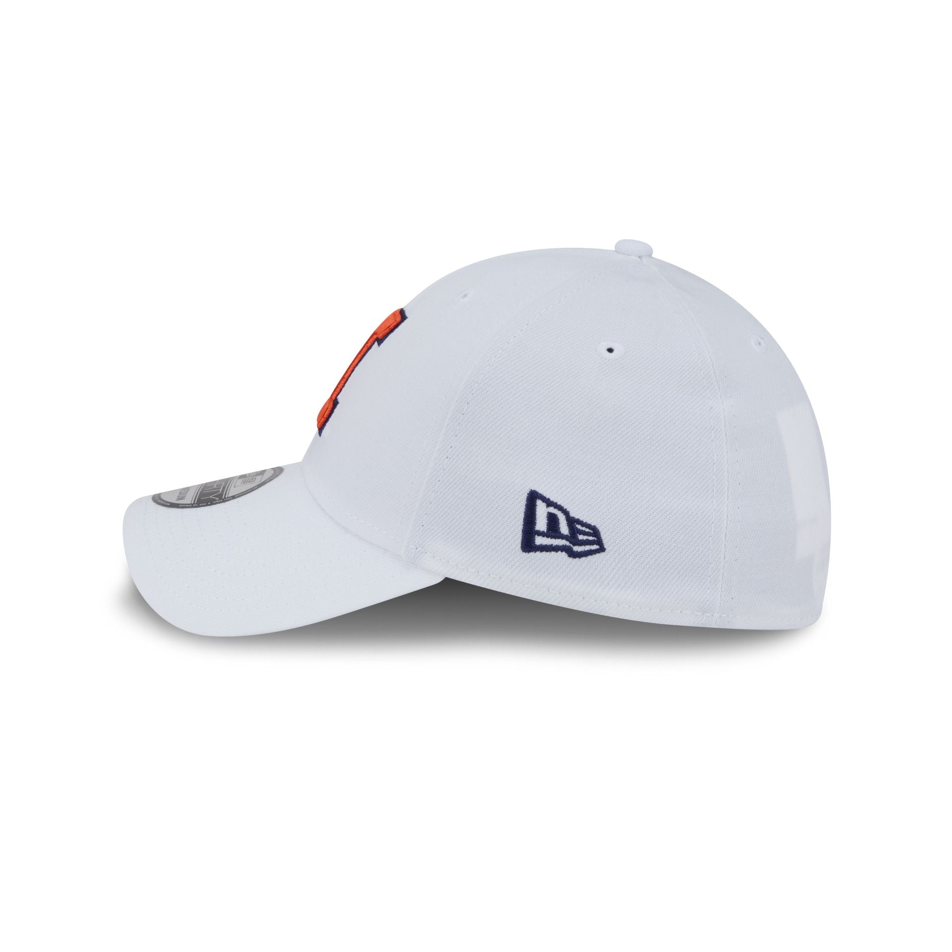Illinois Fighting Illini Optic White 39THIRTY Stretch Fit Hat - Image 4