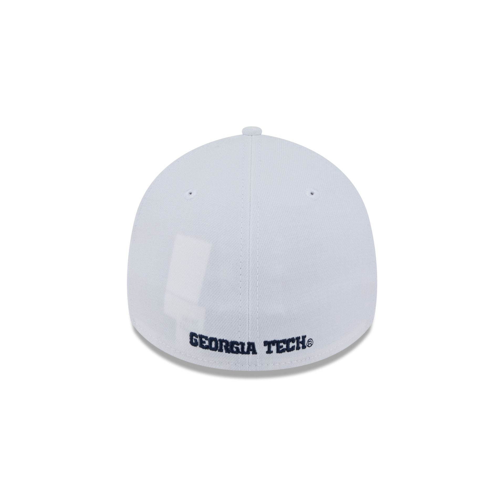 Georgia Tech Yellow Jackets Optic White 39THIRTY Stretch Fit Hat - Image 6