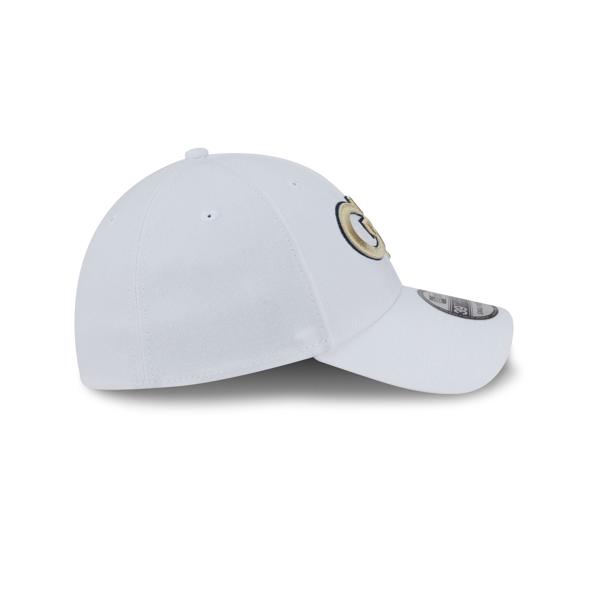 Georgia Tech Yellow Jackets Optic White 39THIRTY Stretch Fit Hat - Image 5