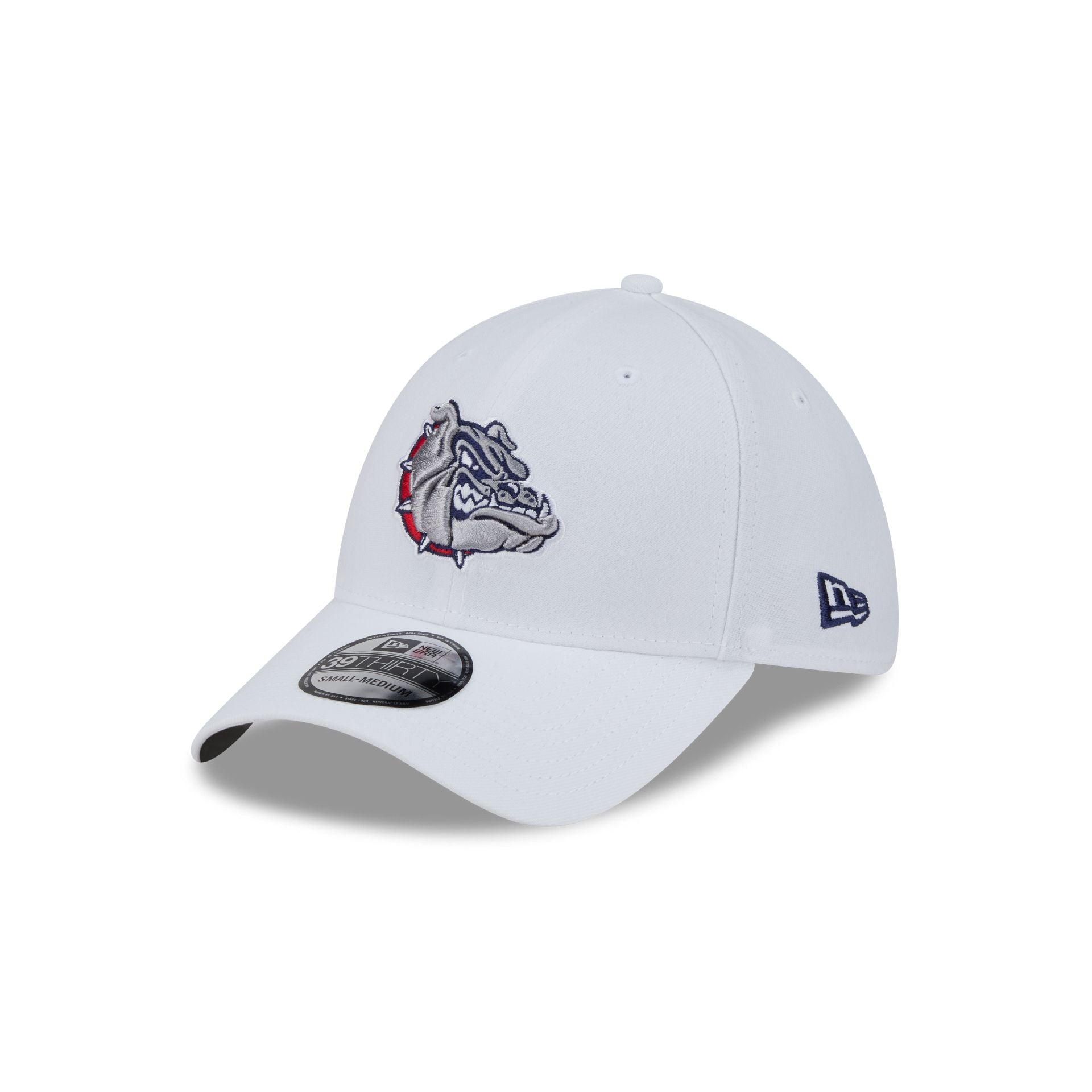Gonzaga Bulldogs Optic White 39THIRTY Stretch Fit Hat