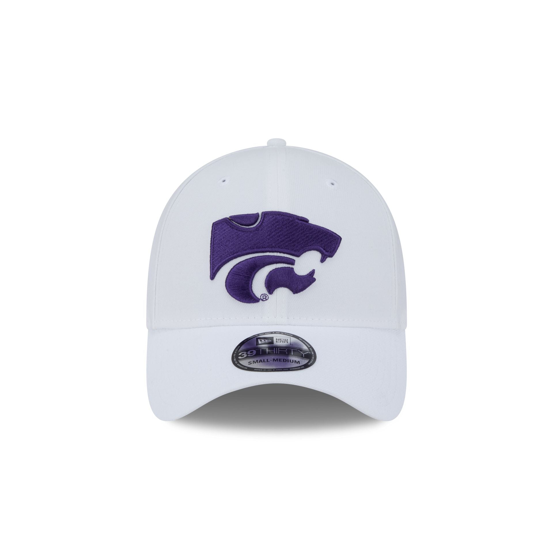 Kansas State Wildcats Optic White 39THIRTY Stretch Fit Hat - Image 2