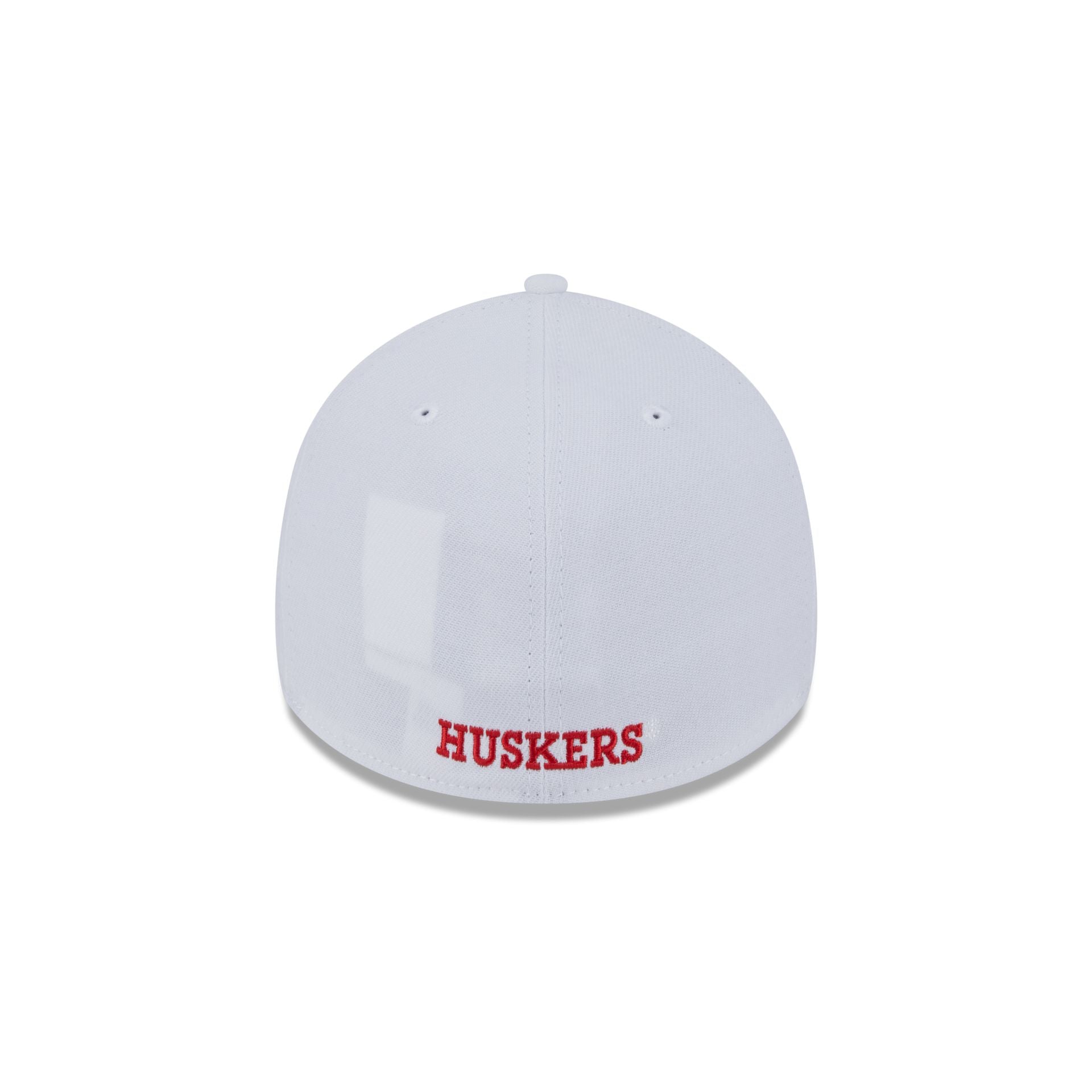 Nebraska Cornhuskers Optic White 39THIRTY Stretch Fit Hat - Image 6