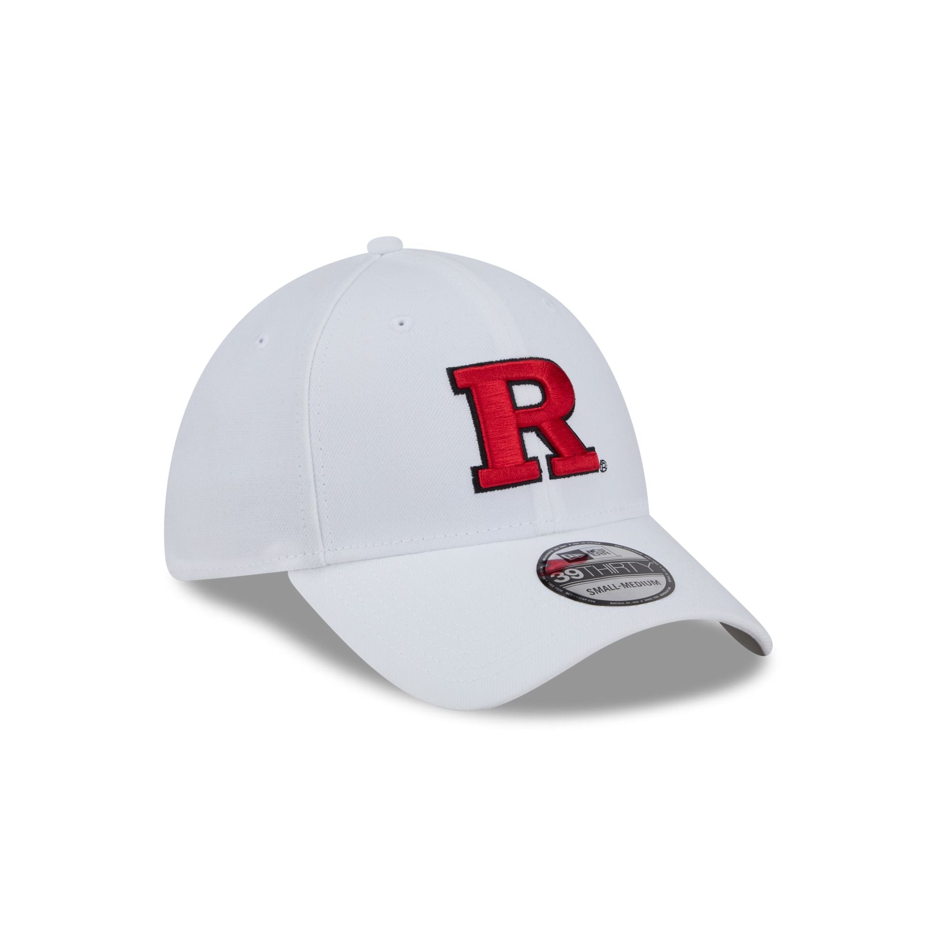 Rutgers Scarlet Knights Optic White 39THIRTY Stretch Fit Hat - Image 3