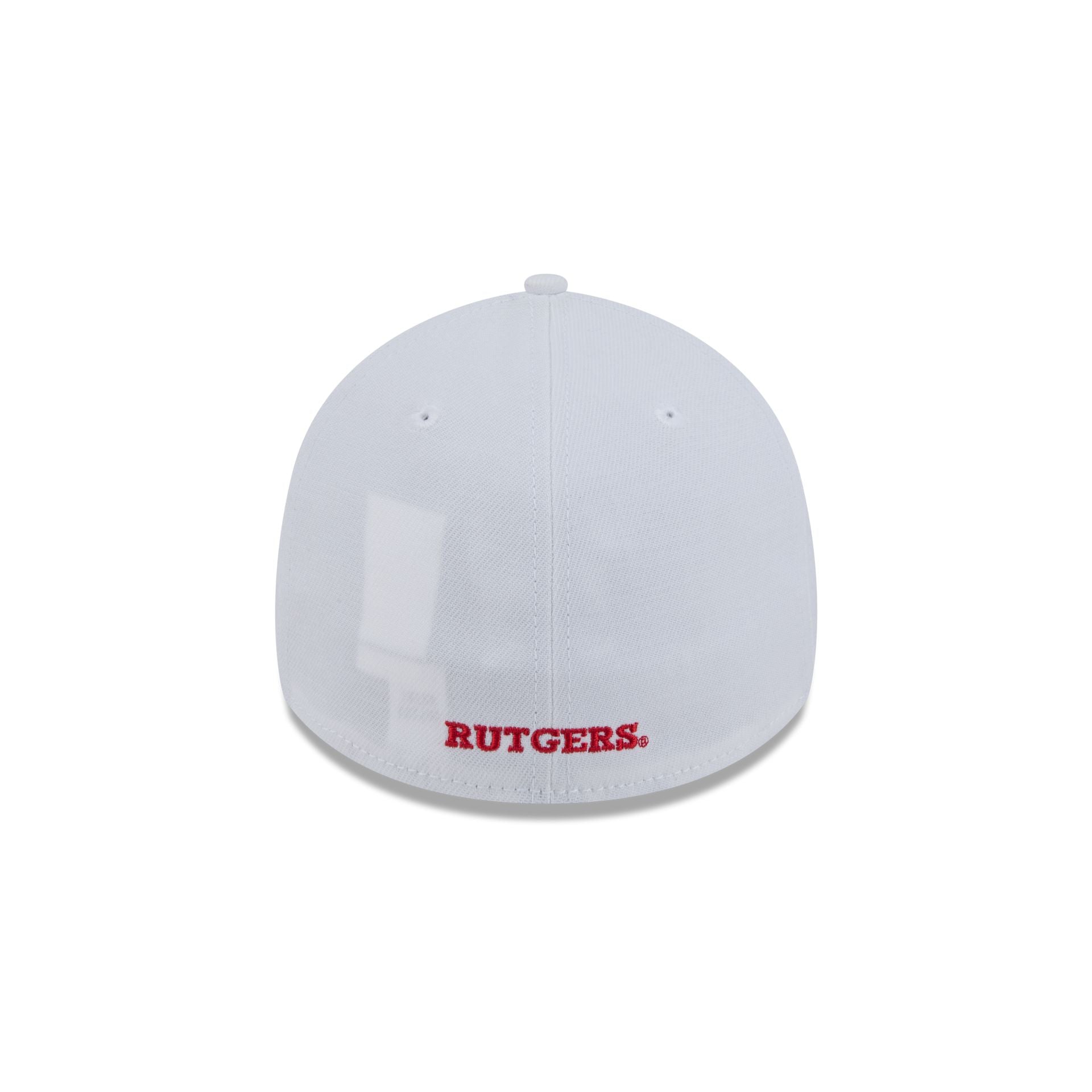 Rutgers Scarlet Knights Optic White 39THIRTY Stretch Fit Hat - Image 6