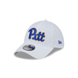 Pittsburgh Panthers Optic White 39THIRTY Stretch Fit Hat