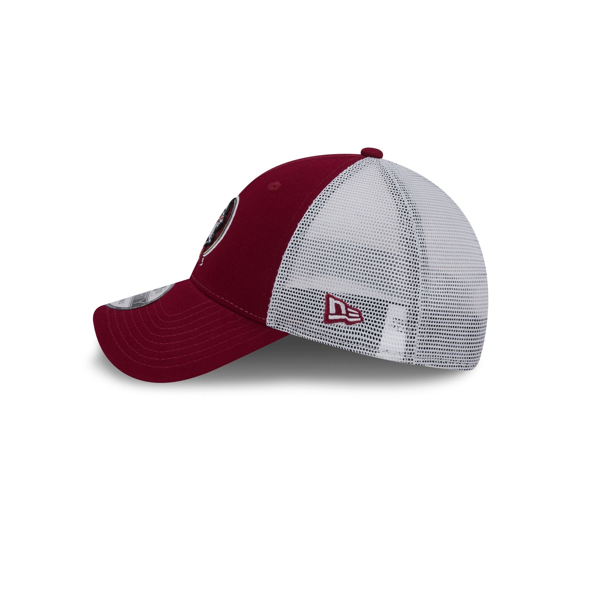 Florida State Seminoles Garnet 9FORTY Trucker Hat - Image 4