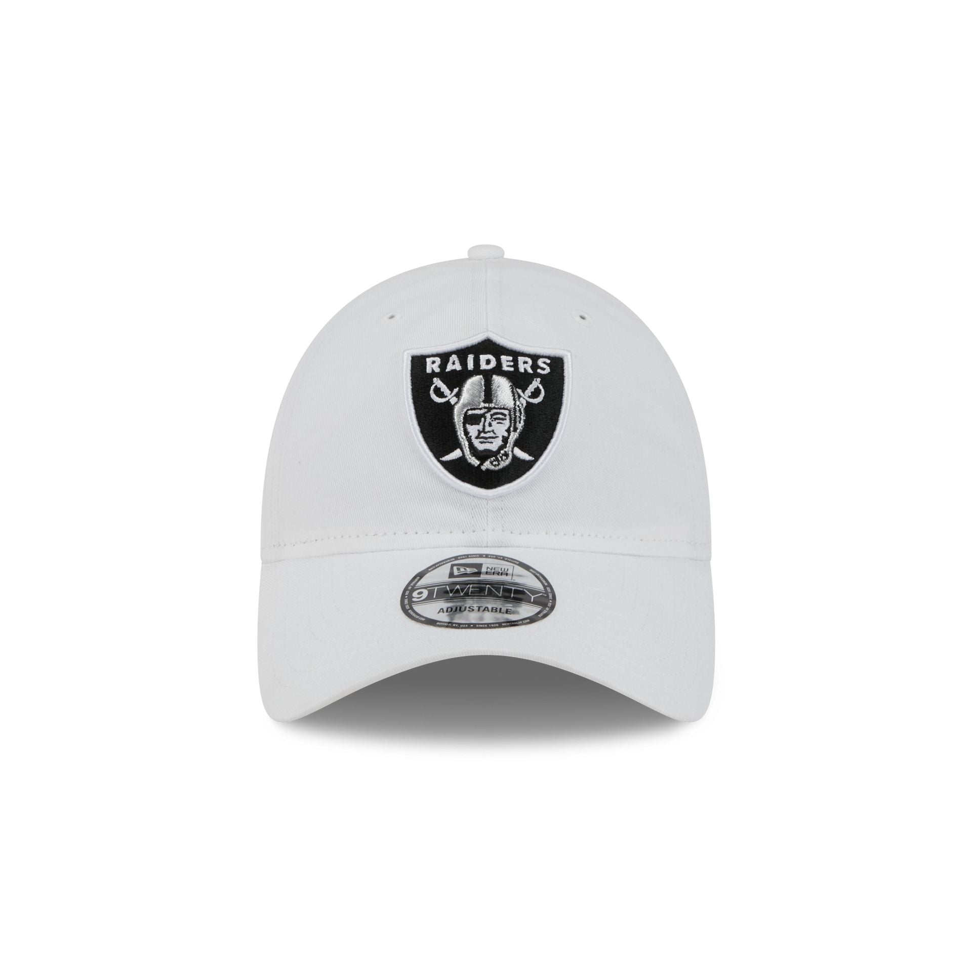 Las Vegas Raiders White 9TWENTY Adjustable Hat - Image 2