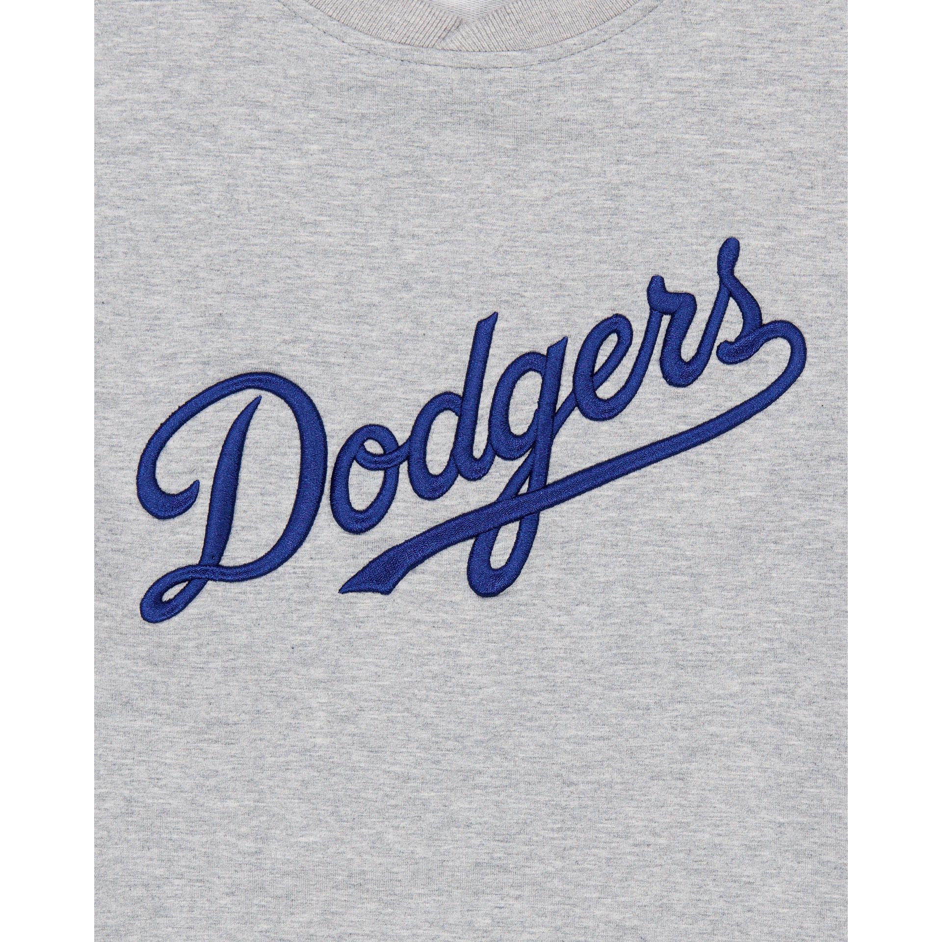 Los Angeles Dodgers Gray Logo Select Crewneck - Image 4