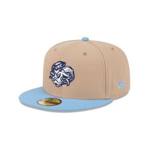 North Carolina Tar Heels Camel College Vault 59FIFTY Fitted Hat