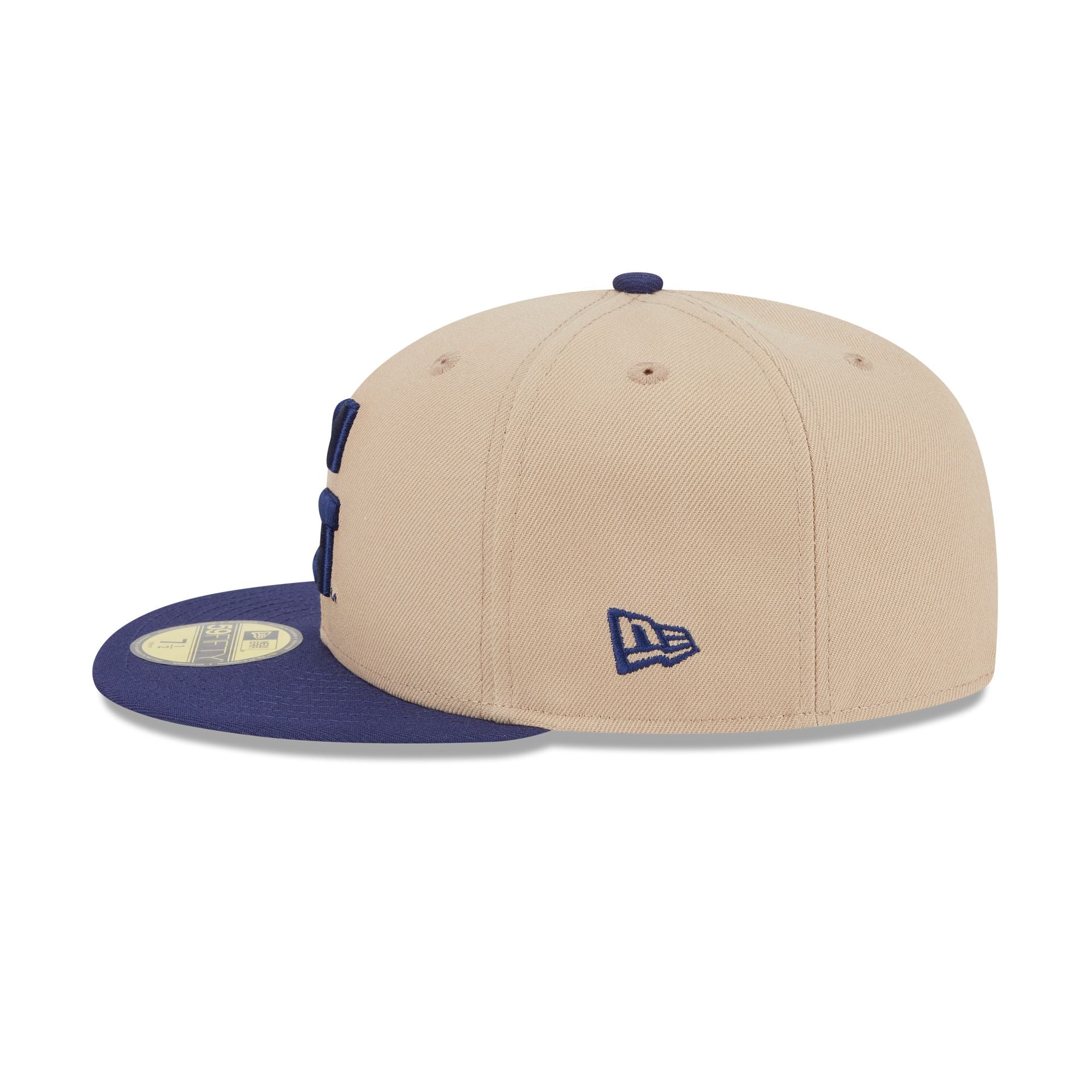 Georgetown Hoyas Camel College Vault 59FIFTY Fitted Hat - Image 4