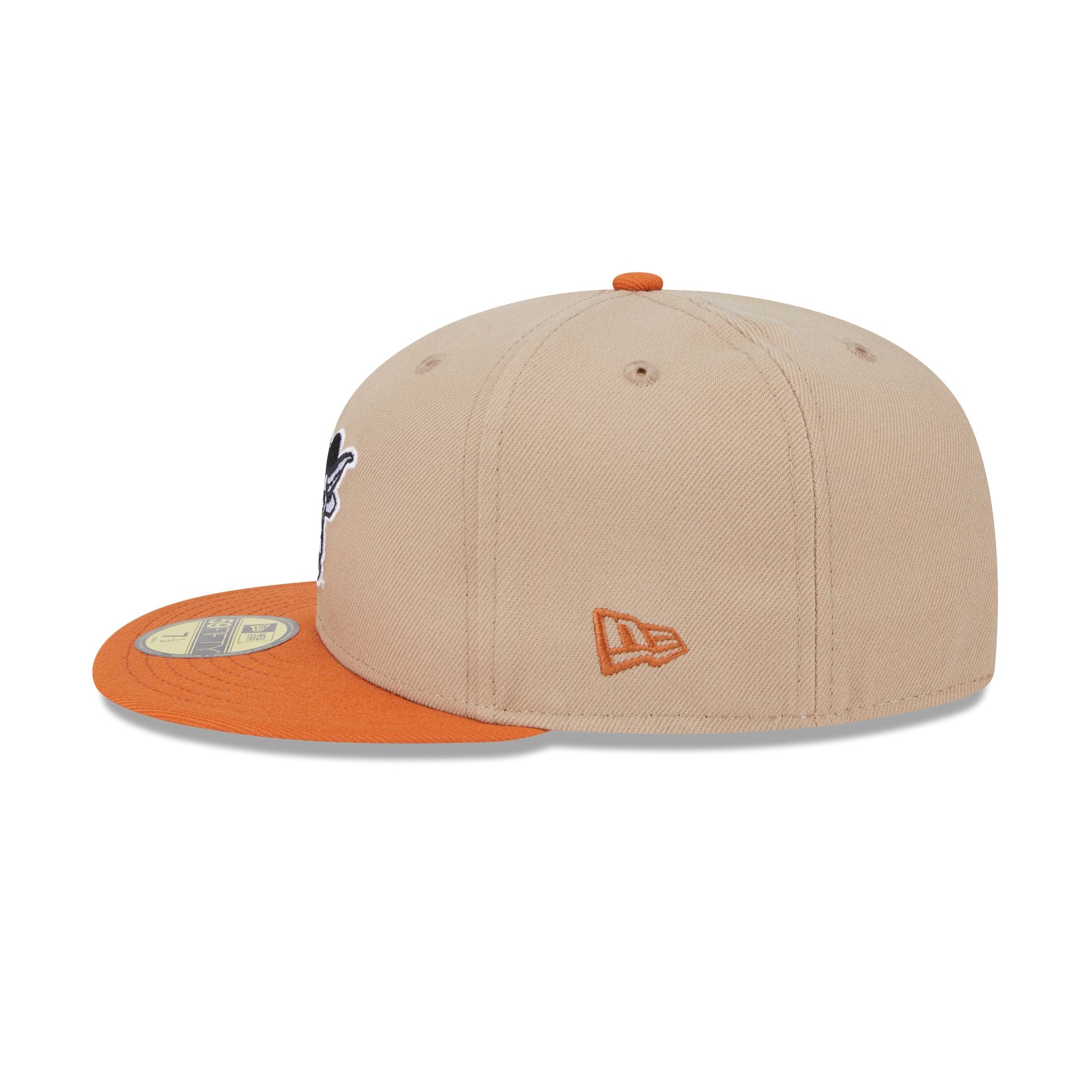 Texas Longhorns Camel College Vault 59FIFTY Fitted Hat - Image 4