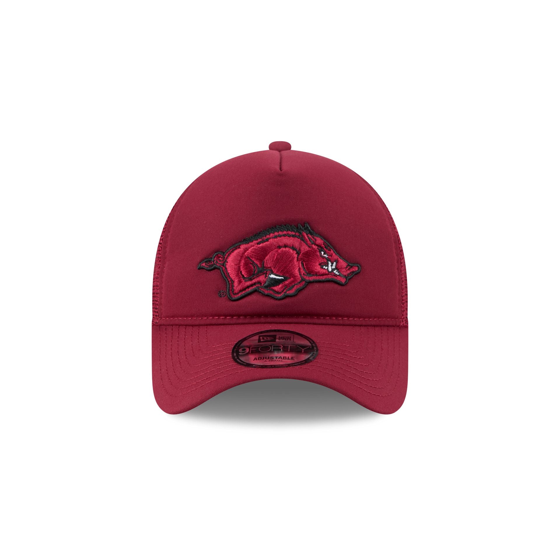 Arkansas Razorbacks Go-To 9FORTY A-Frame Trucker Hat - Image 2