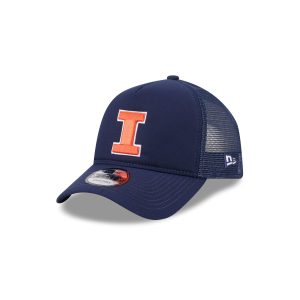 Illinois Fighting Illini Go-To 9FORTY A-Frame Trucker Hat