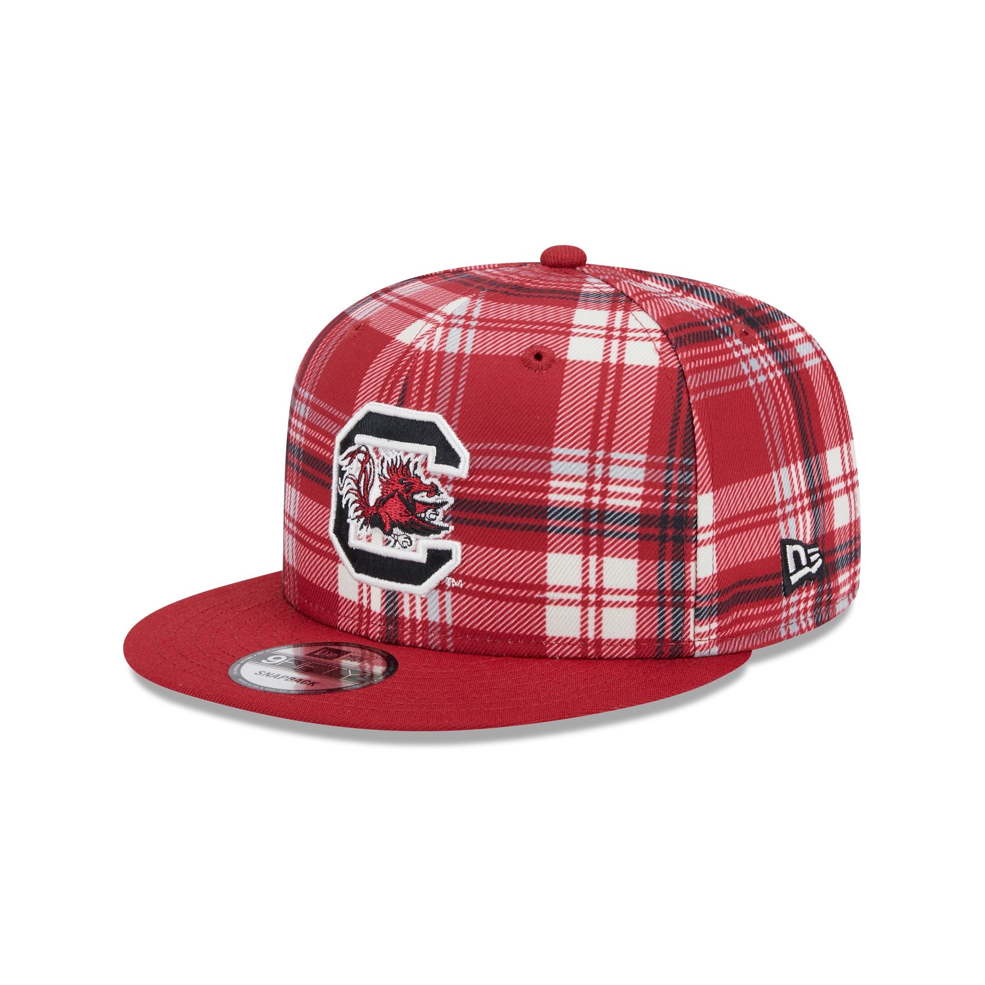 South Carolina Gamecocks Plaid 9FIFTY Snapback Hat