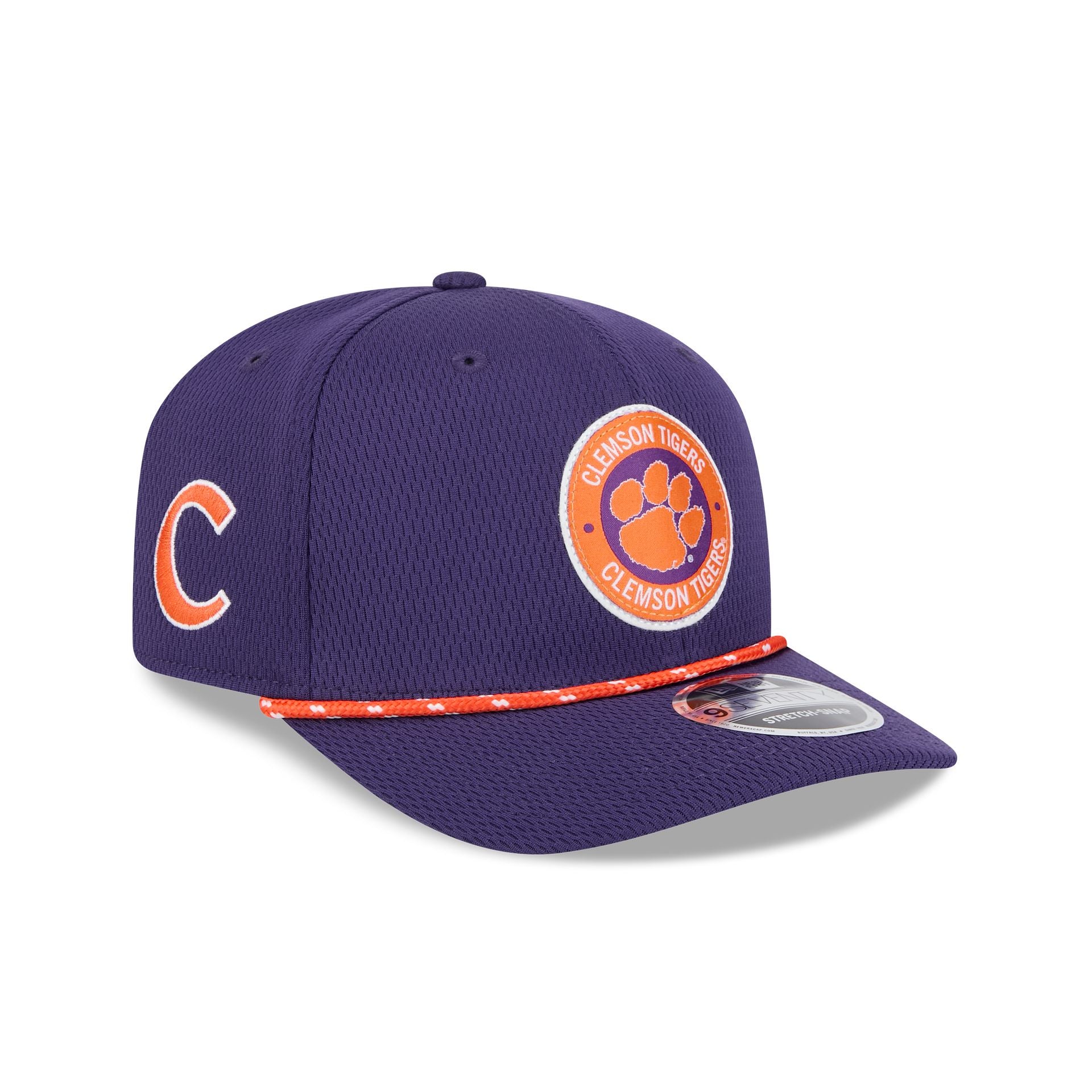 Clemson Tigers 9SEVENTY Stretch-Snap Hat - Image 3