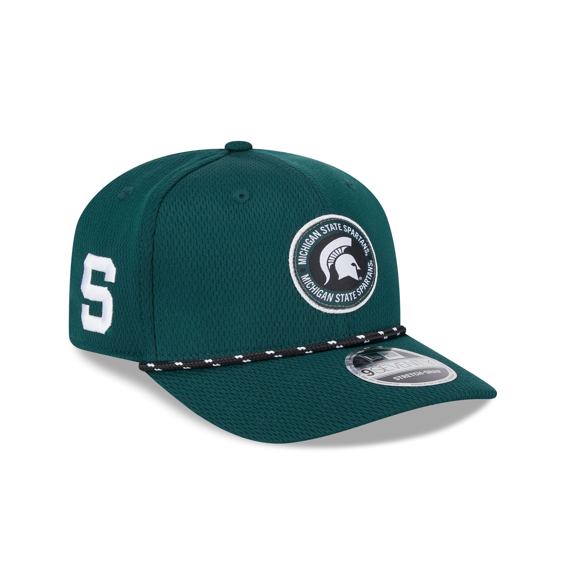 Michigan State Spartans 9SEVENTY Stretch-Snap Hat - Image 3