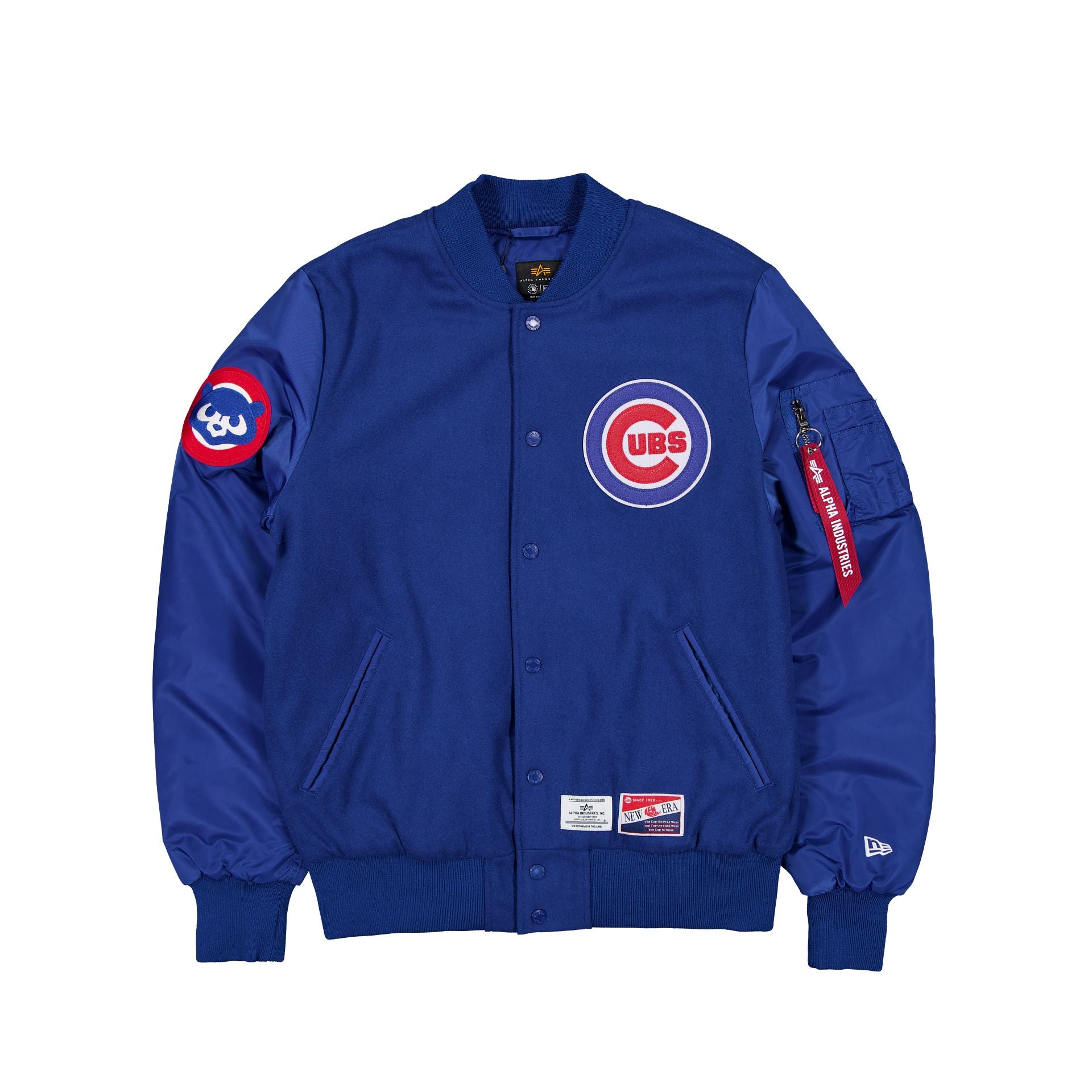 Alpha Industries x Chicago Cubs MA-1 Wool Varsity Jacket - Image 2