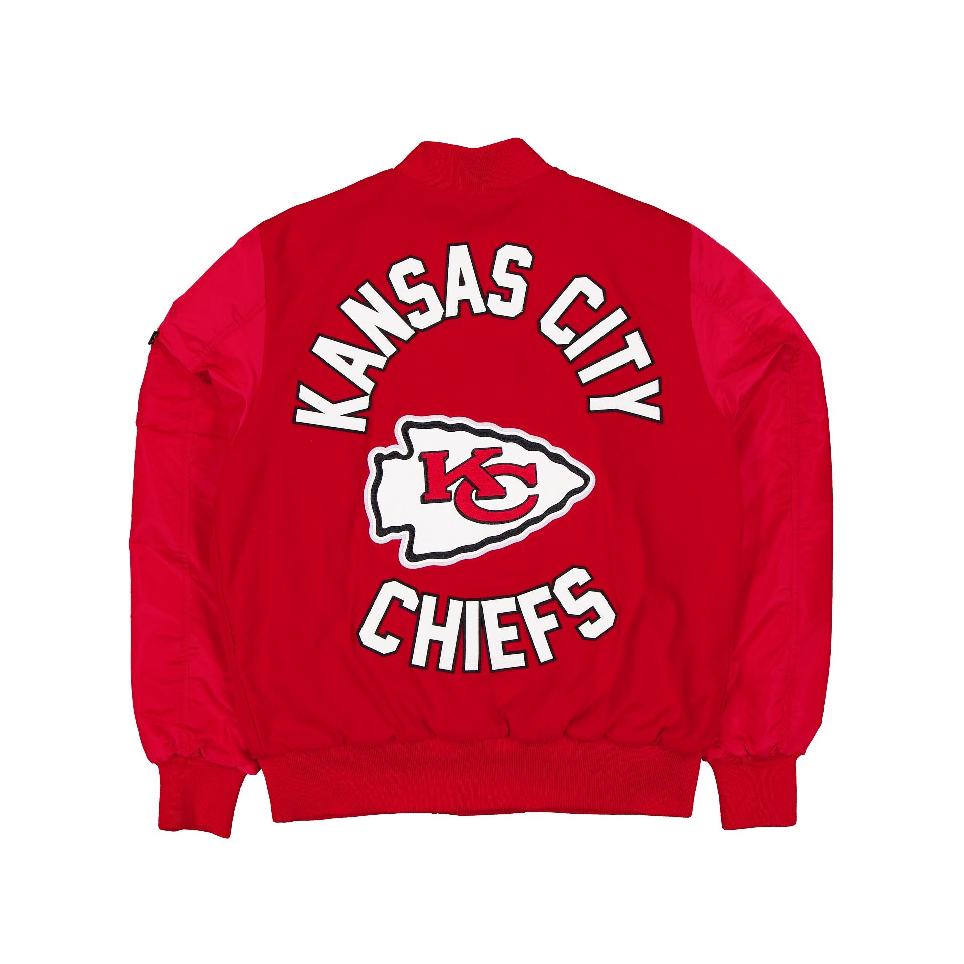 Alpha Industries x Kansas City Chiefs MA-1 Wool Varsity Jacket - Image 3