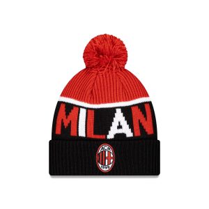 AC Milan Sport Black Pom Knit Hat