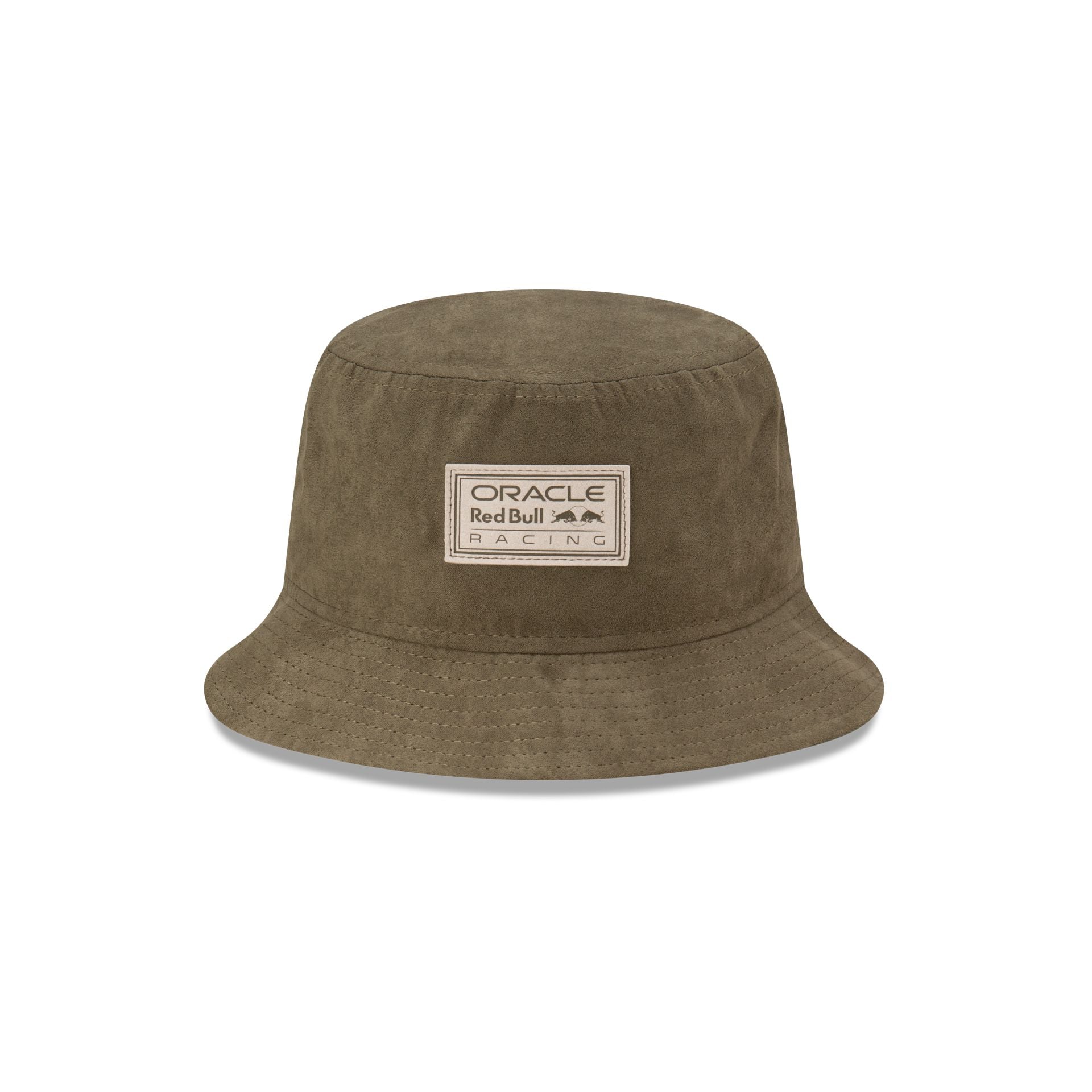 Oracle Red Bull Racing Faux Suede Olive Bucket Hat - Image 2