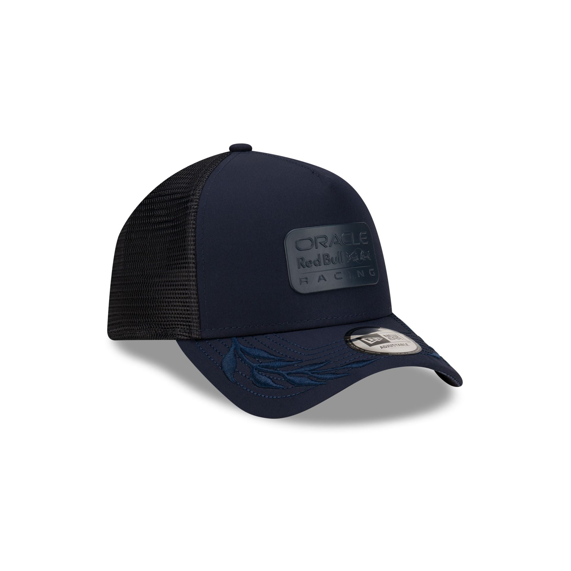 Oracle Red Bull Racing Tonal Navy 9FORTY A-Frame Trucker Hat - Image 3