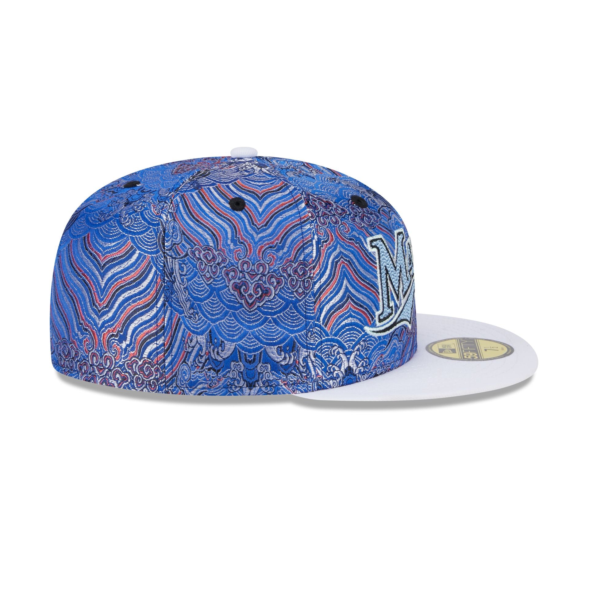 Miami Marlins Wave Fill 59FIFTY Fitted Hat - Image 5