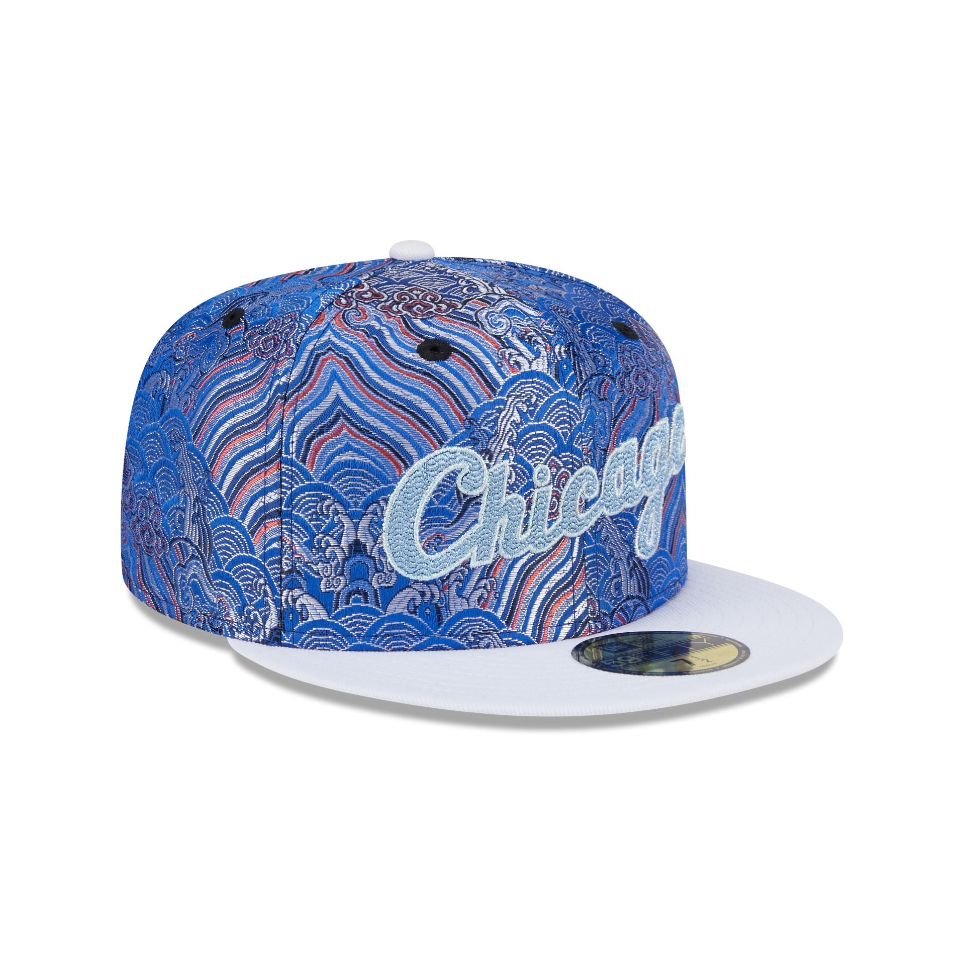 Chicago White Sox Wave Fill 59FIFTY Fitted Hat - Image 3