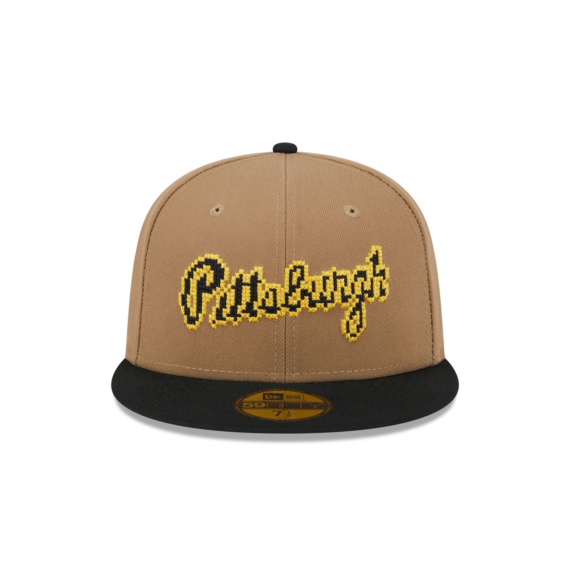 Pittsburgh Pirates Classic 8-Bit Wordmark 59FIFTY Fitted Hat - Image 2